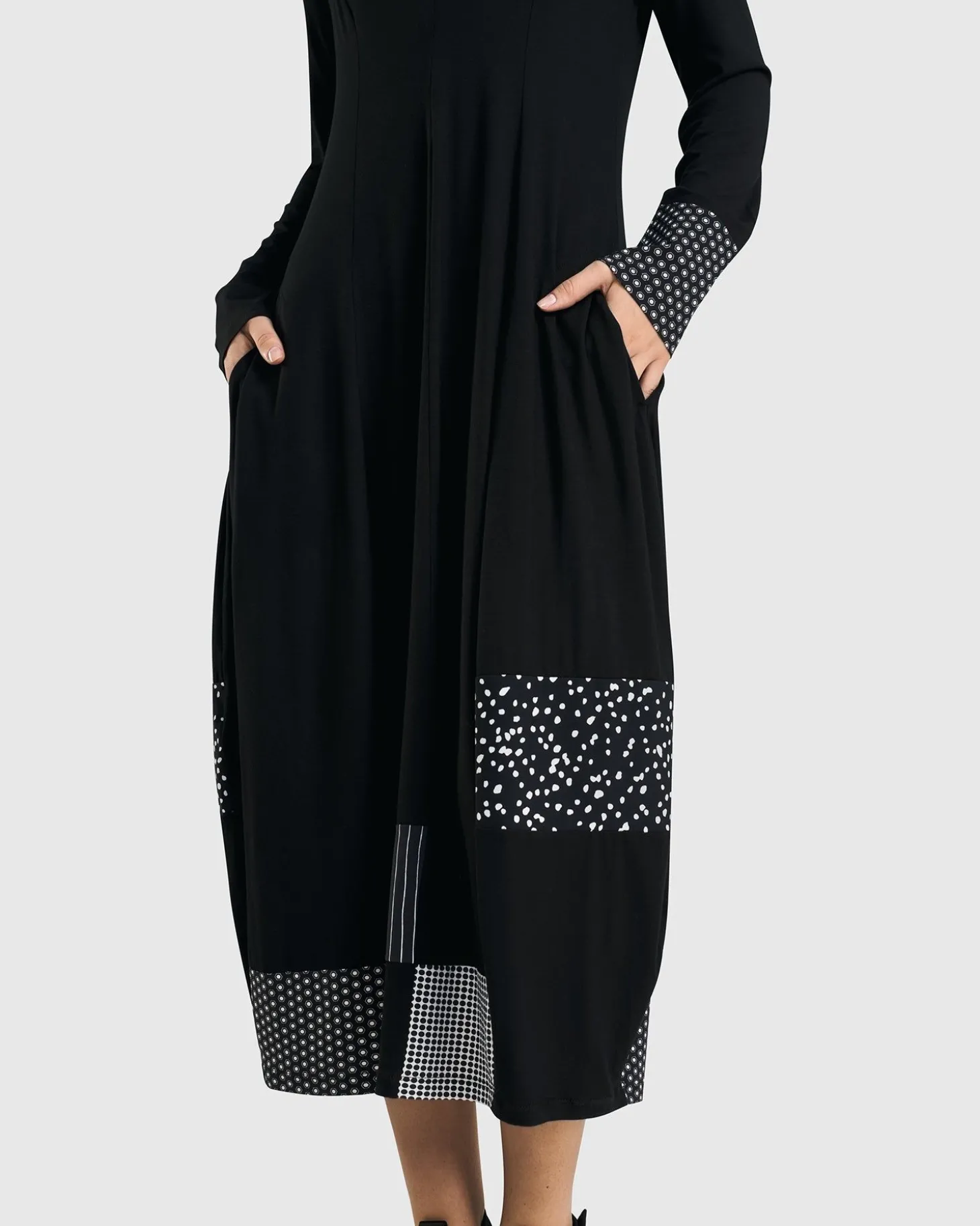 Women Alembika Josie Cocoon Dress, Mono