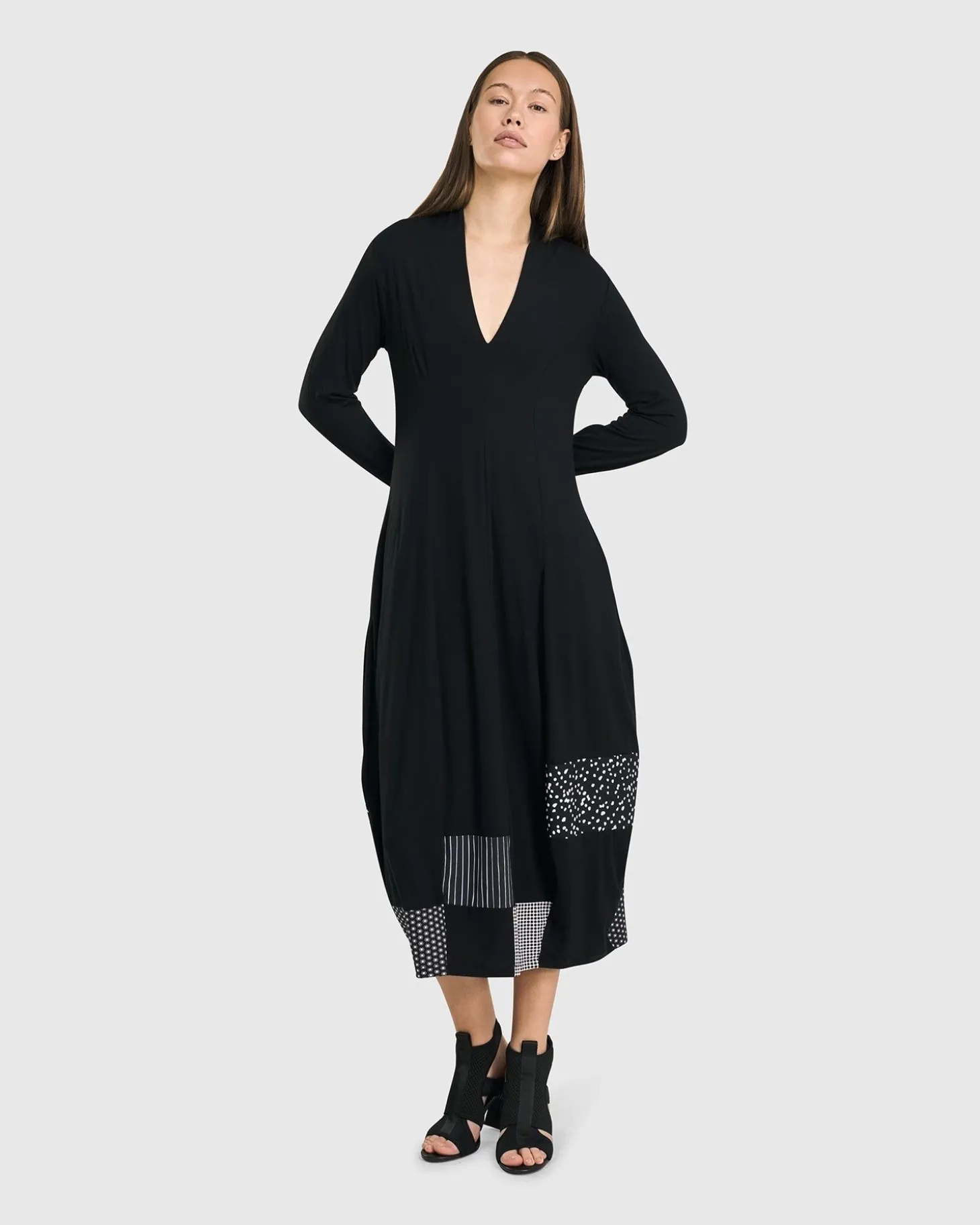 Women Alembika Josie Cocoon Dress, Mono