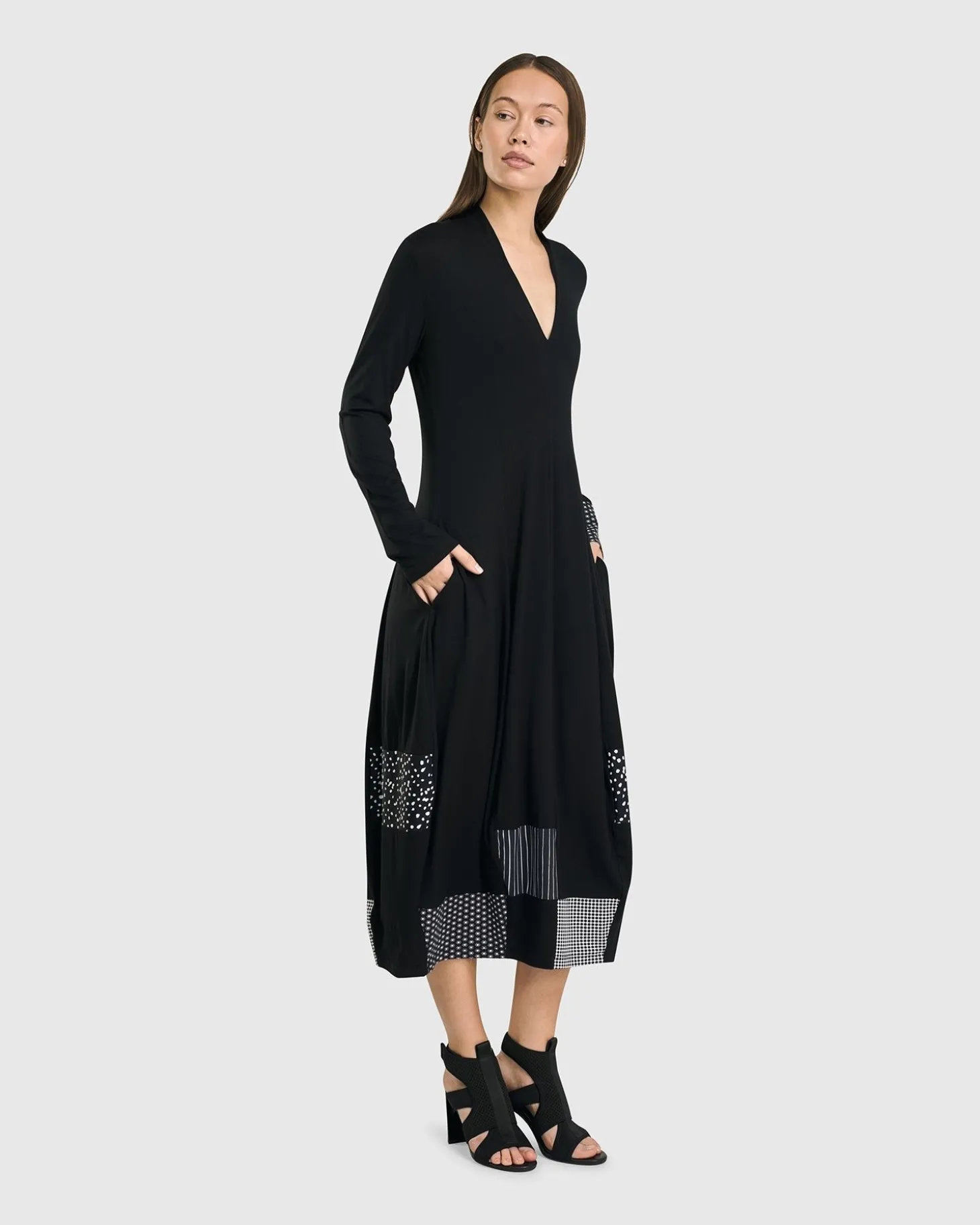 Women Alembika Josie Cocoon Dress, Mono