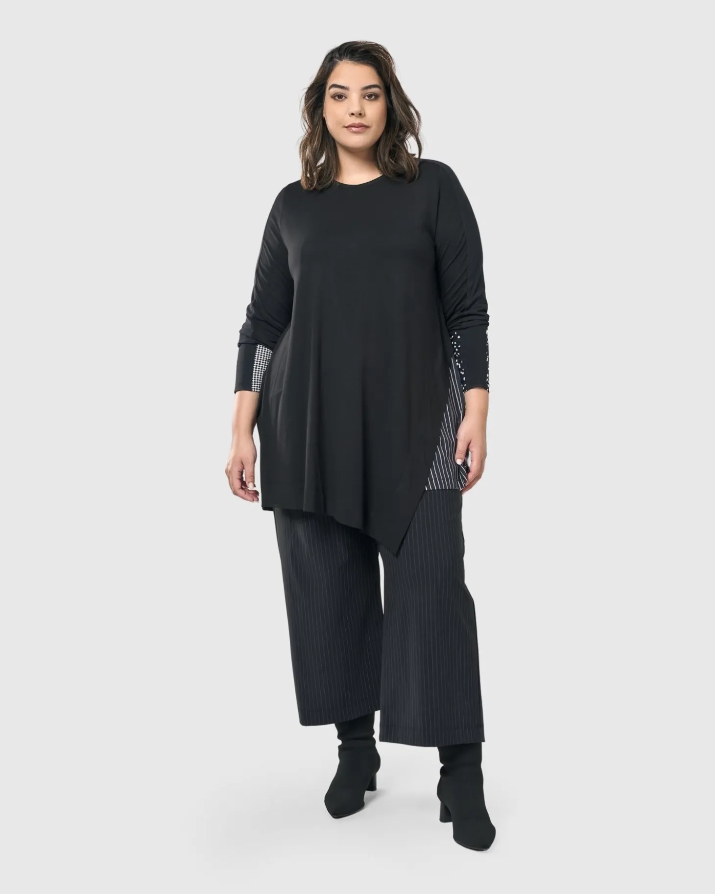 Women Alembika Josie Swing Tunic Top, Mono