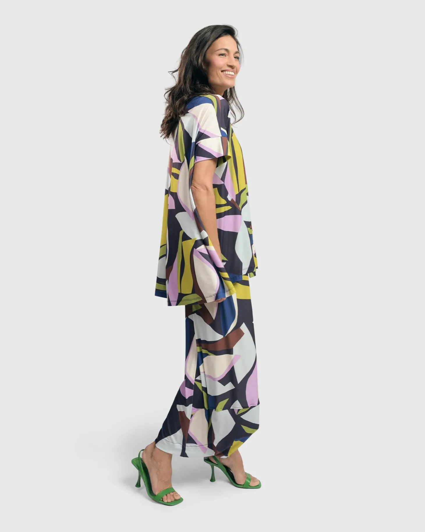 Women Alembika Kaleidoscope Punto Pants, Abstract