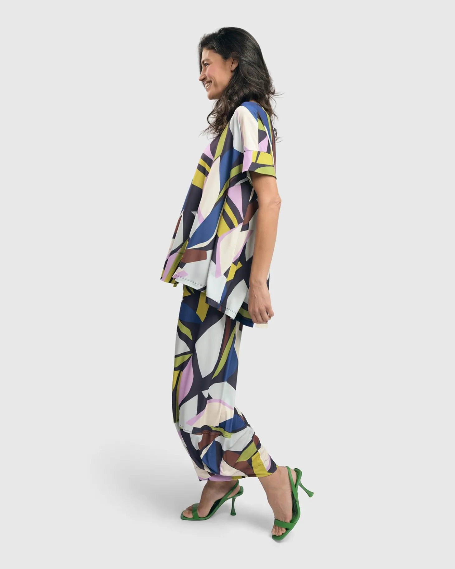 Women Alembika Kaleidoscope Punto Pants, Abstract