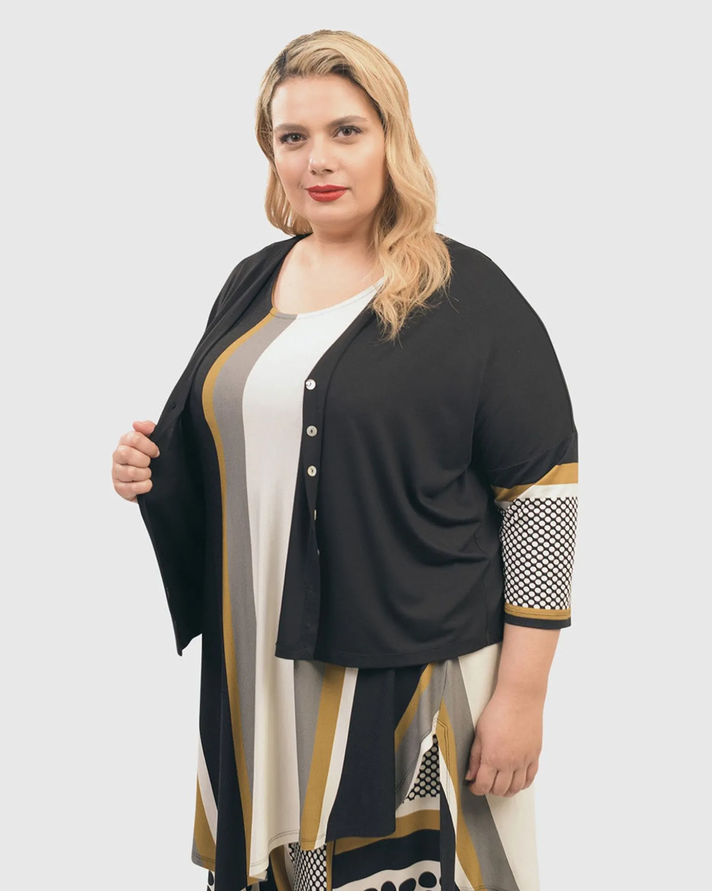 Women Alembika Kenna Crop Cardigan, Circles