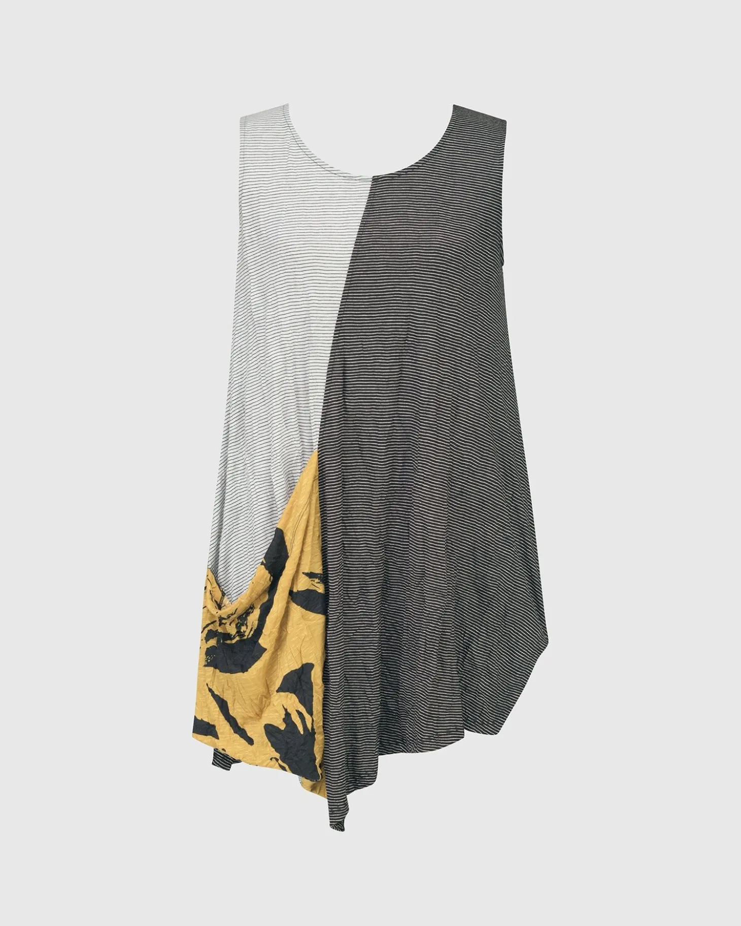 Women Alembika Kia Crinkle Tunic Top, Yellow