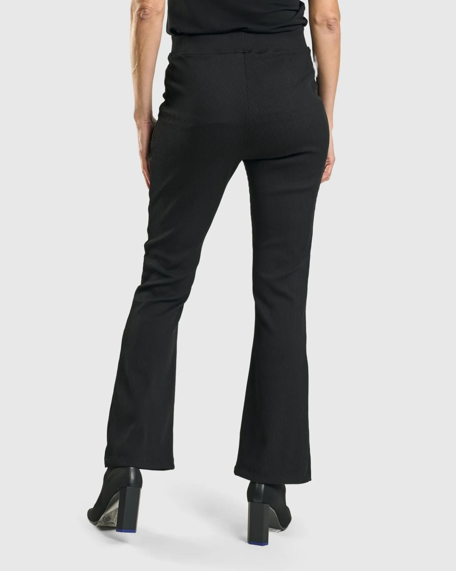 Women Alembika Kick Flare Curator Pants, Black