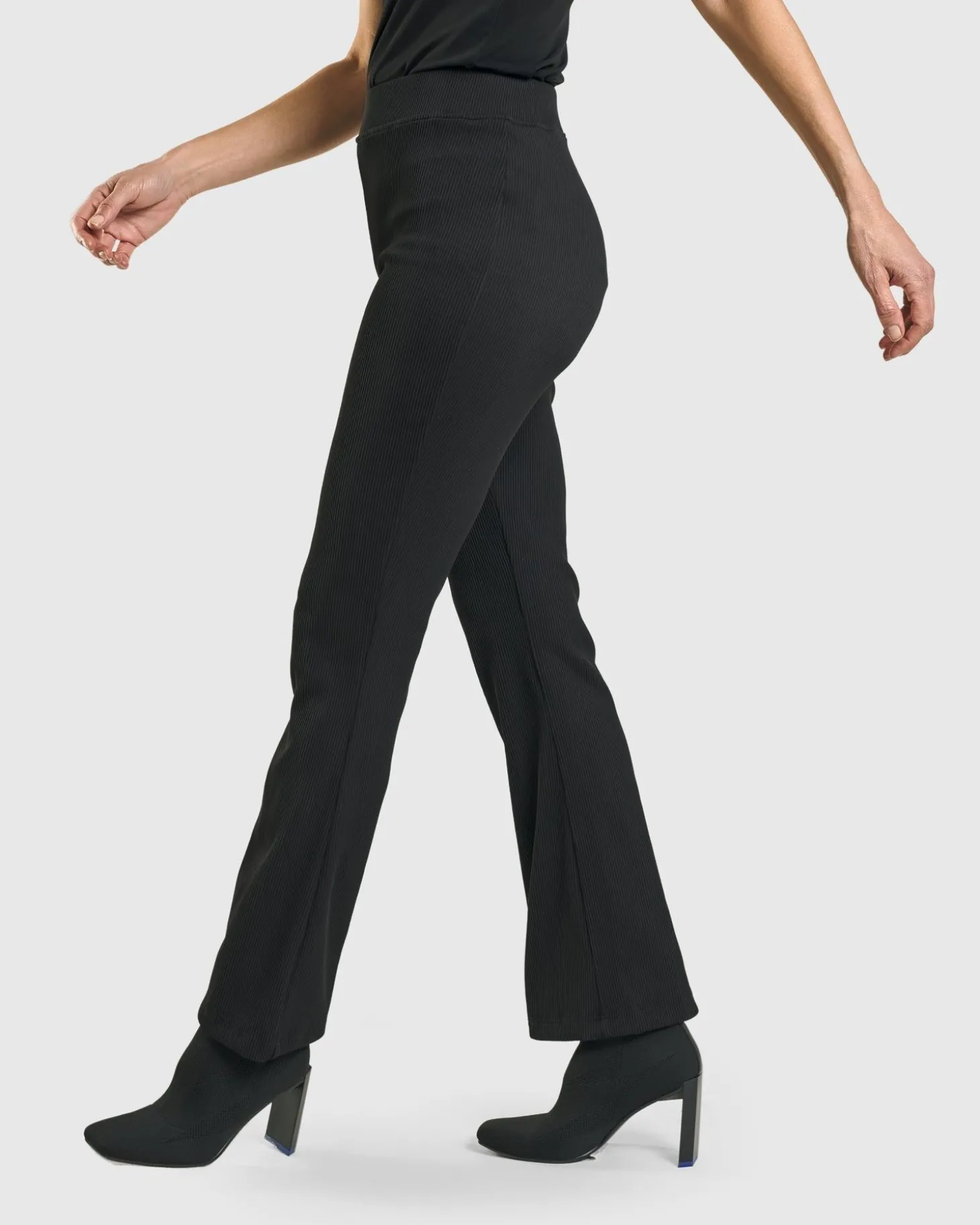 Women Alembika Kick Flare Curator Pants, Black