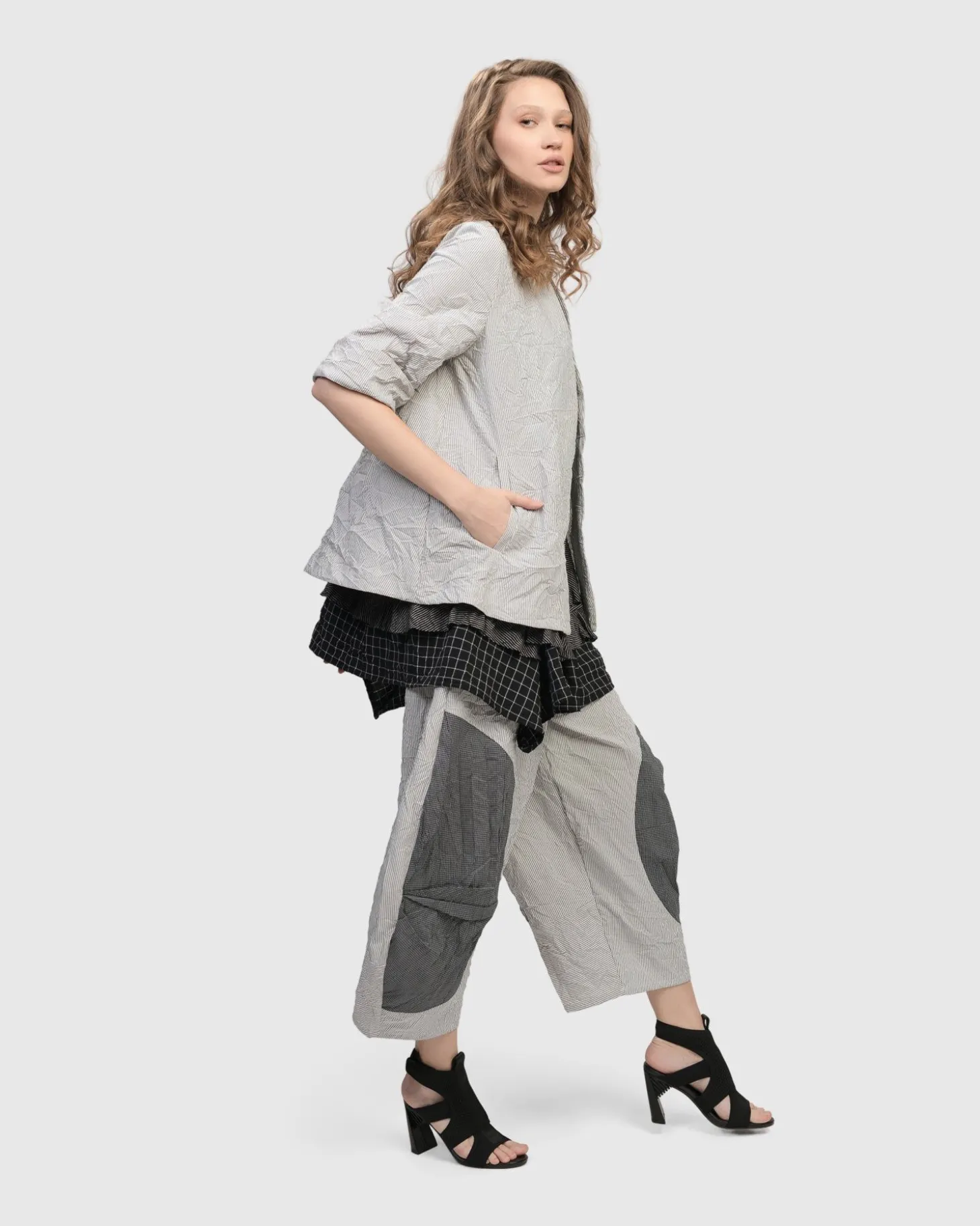 Women Alembika Labyrinth Pants, Stripes