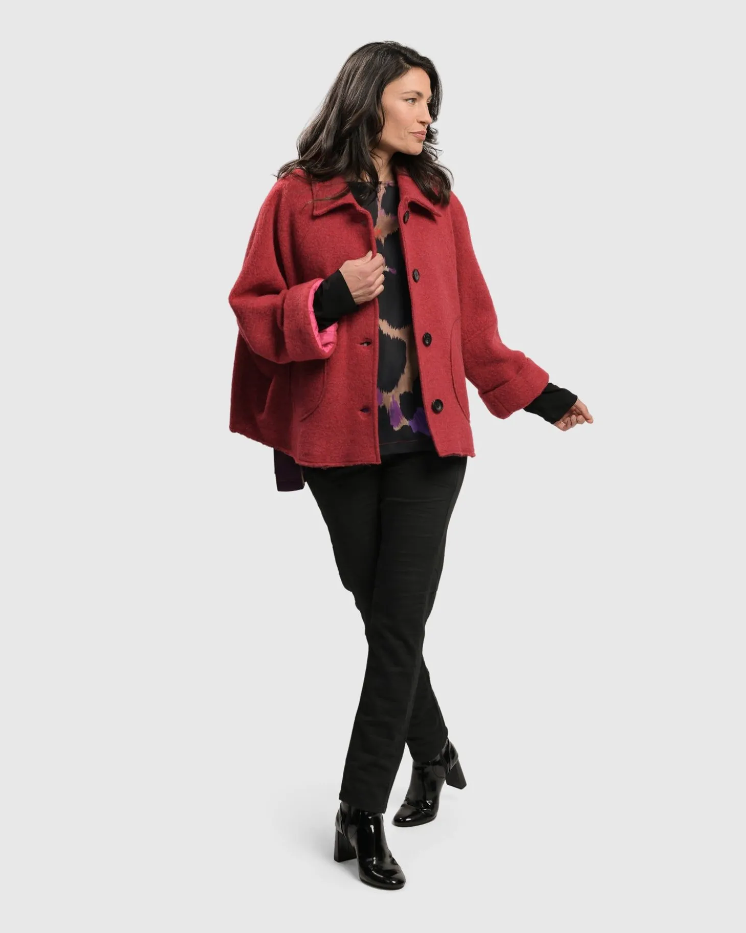 Women Alembika Lady Bird Jacket, Rose