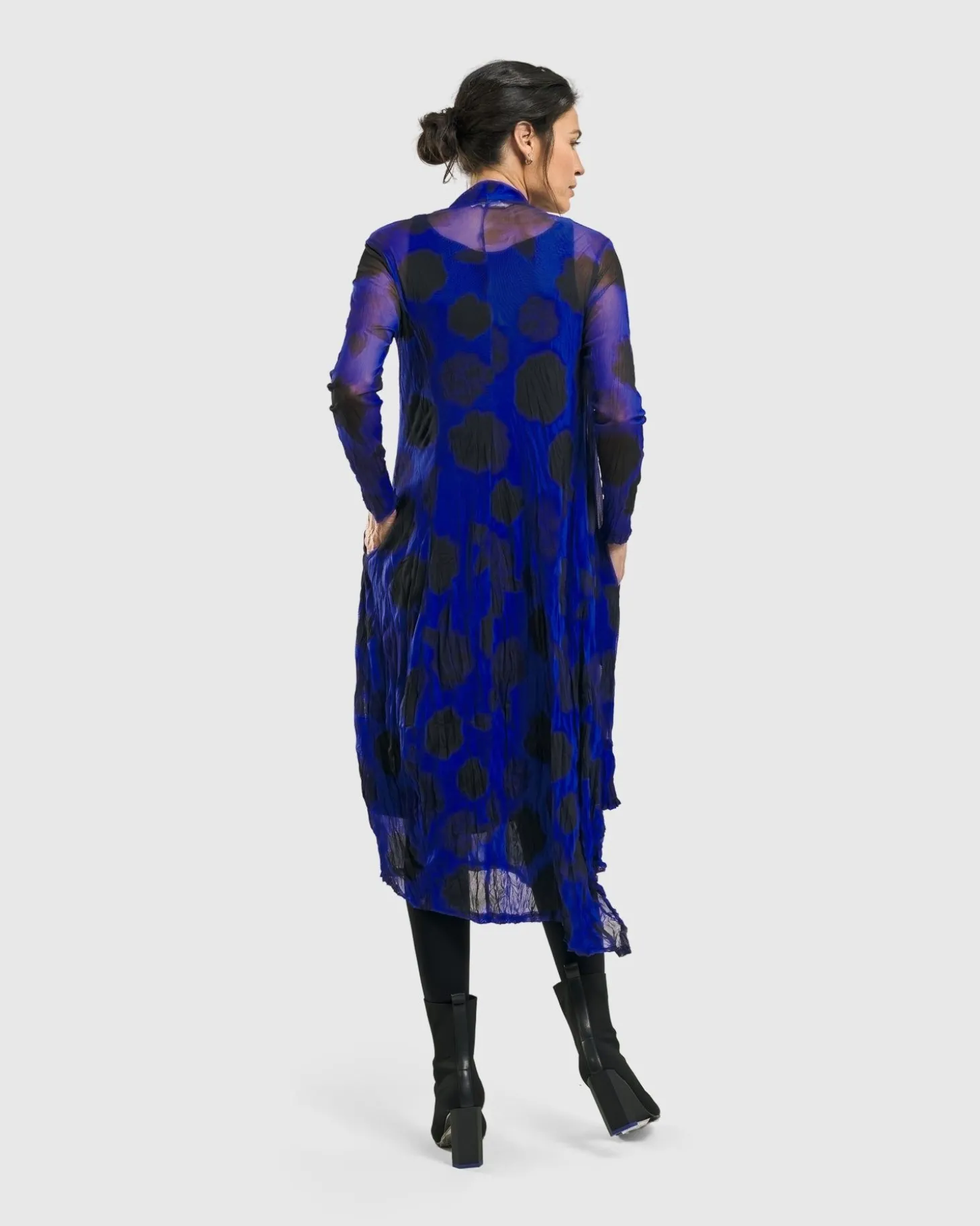 Women Alembika Ladybug A-Line Dress, Royal