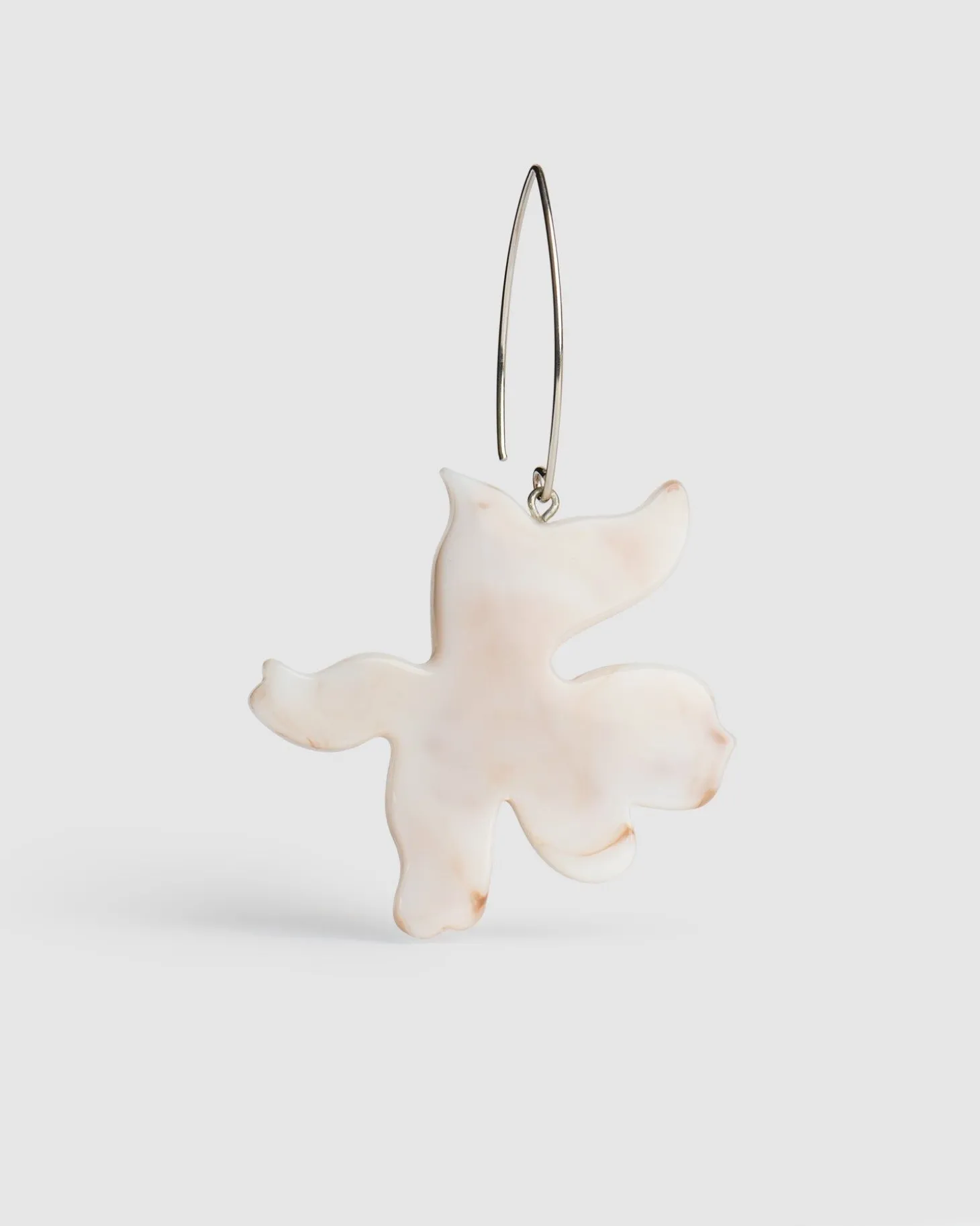 Women Alembika Lotus Dangle Earrings, Oat