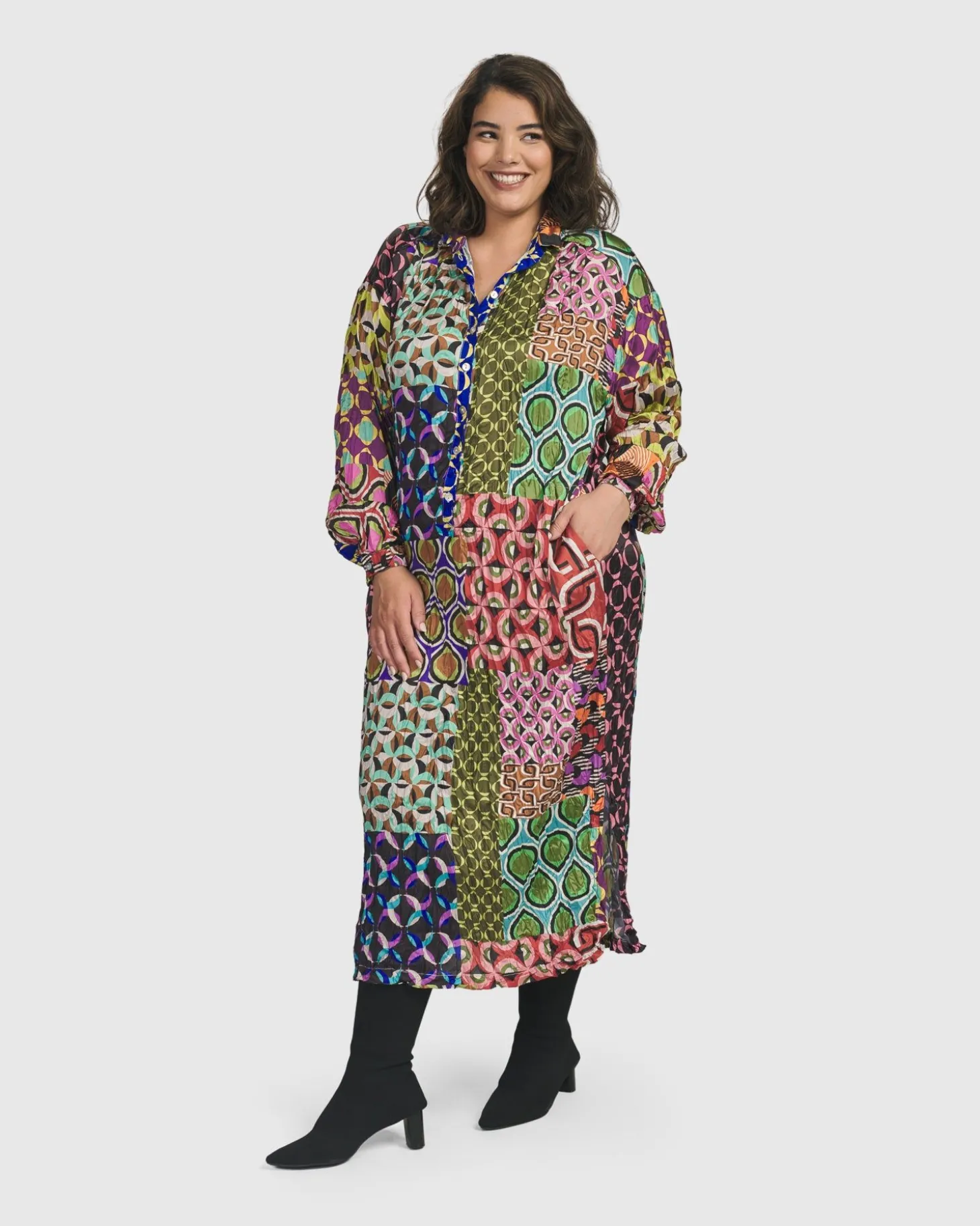 Women Alembika Lucy Kaleidoscope Maxi Dress