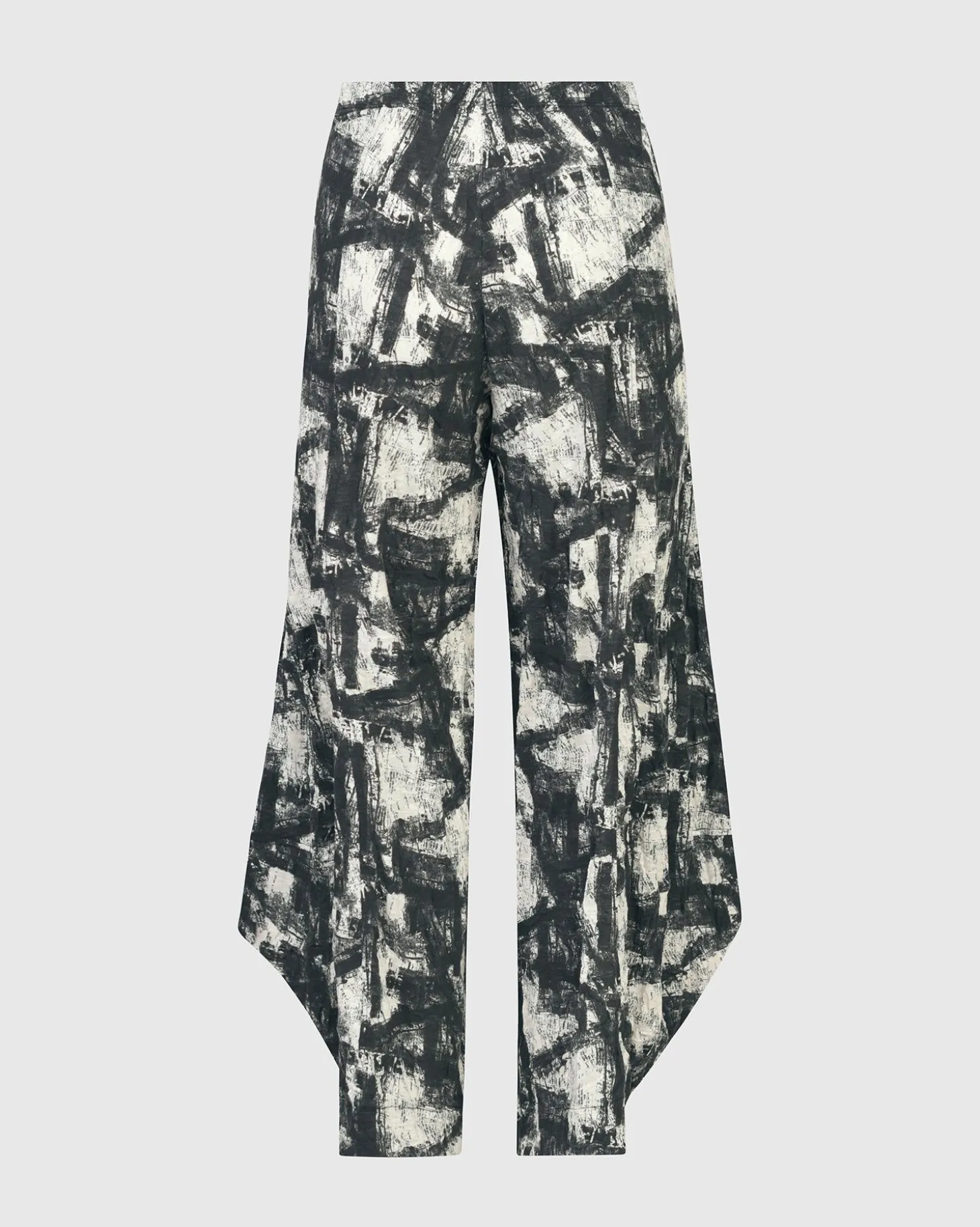 Women Alembika Marble Crinkle Punto Pants, Black