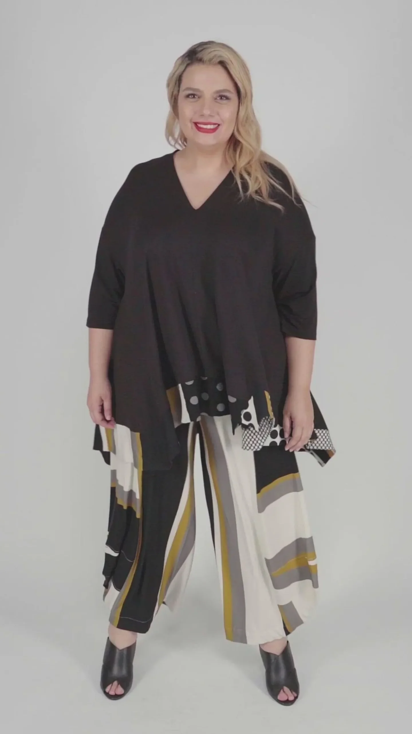 Women Alembika Marla Punto Pants, Stripesp