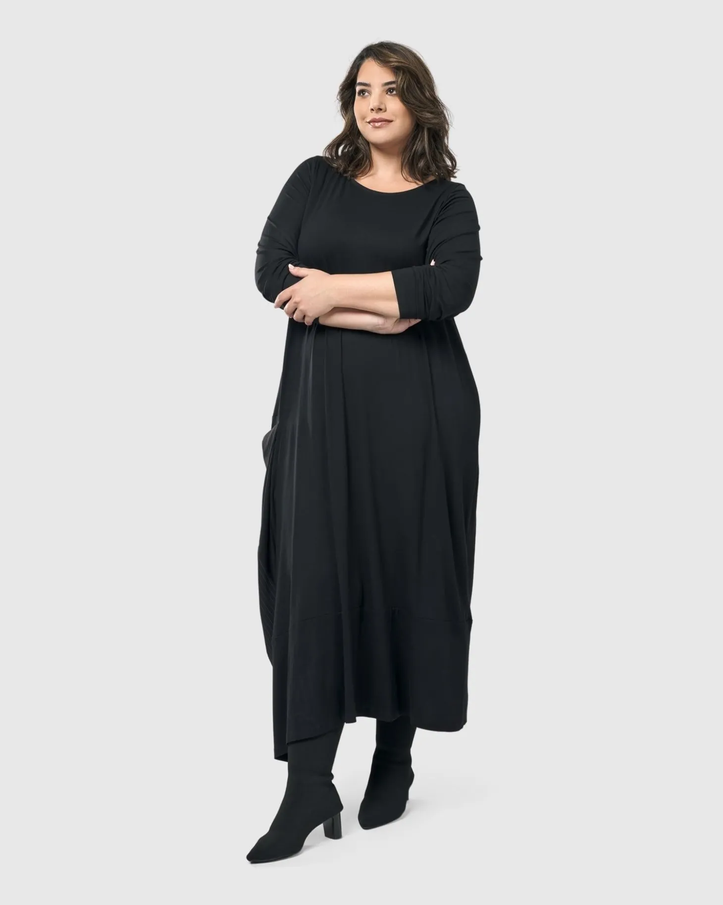 Women Alembika Midnight Maxi Dress, Black