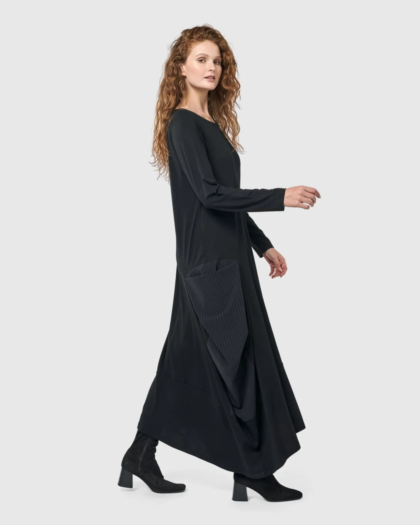 Women Alembika Midnight Maxi Dress, Black