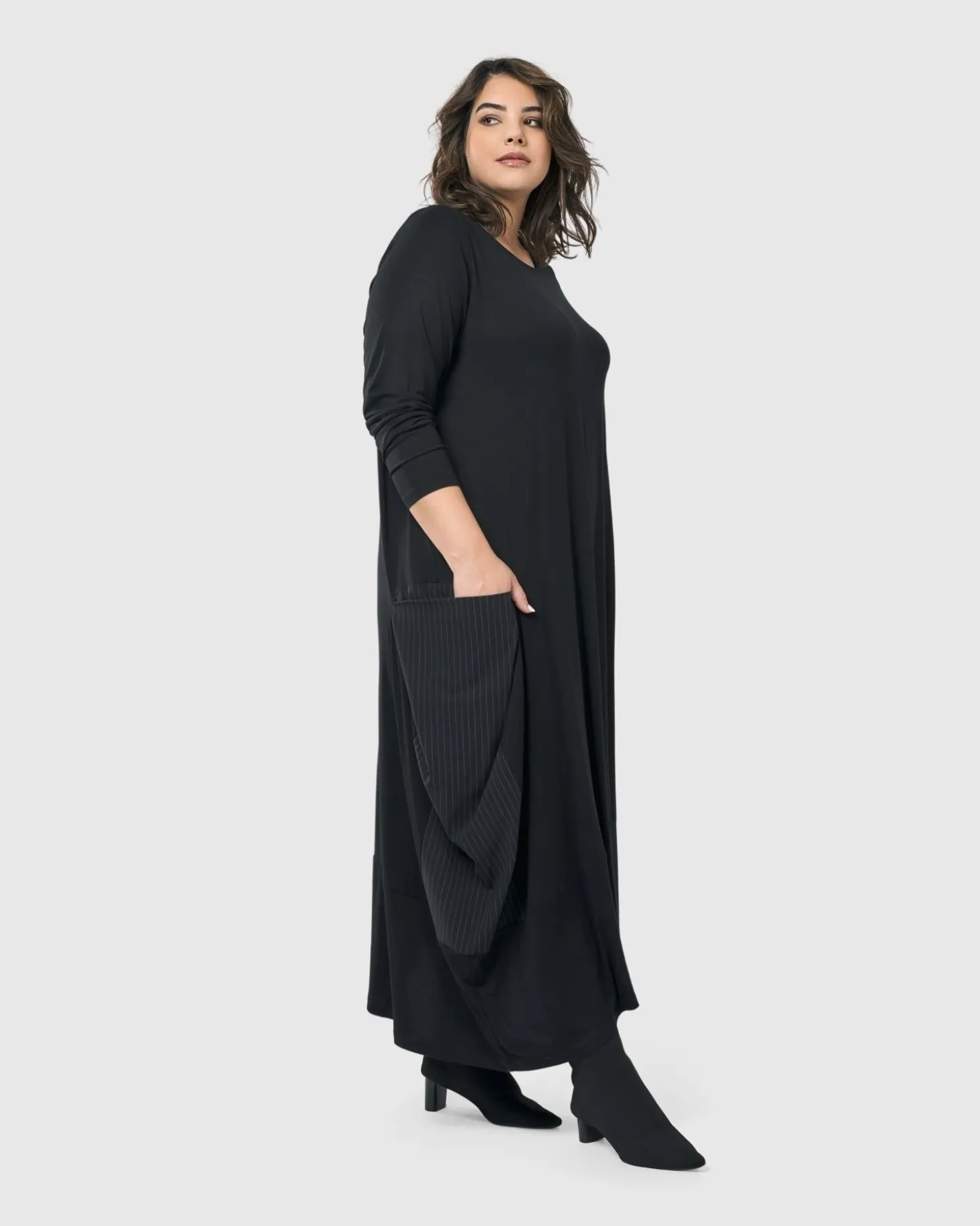 Women Alembika Midnight Maxi Dress, Black