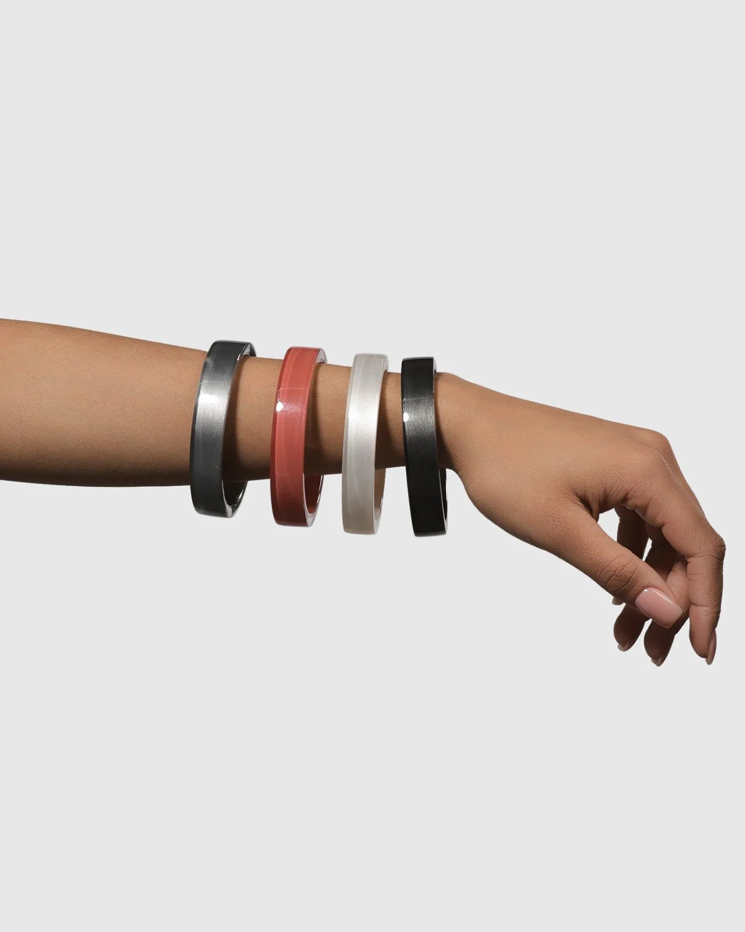 Women Alembika Minimalist Bangle Bracelet, Meteor