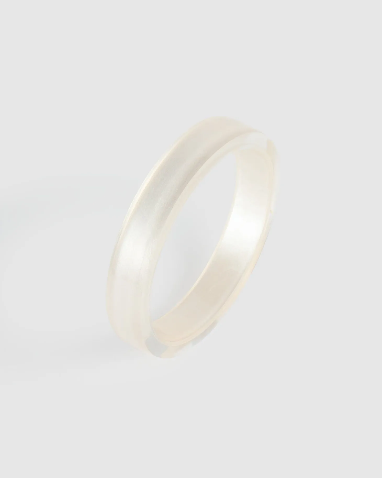 Women Alembika Minimalist Bangle Bracelet, Frost