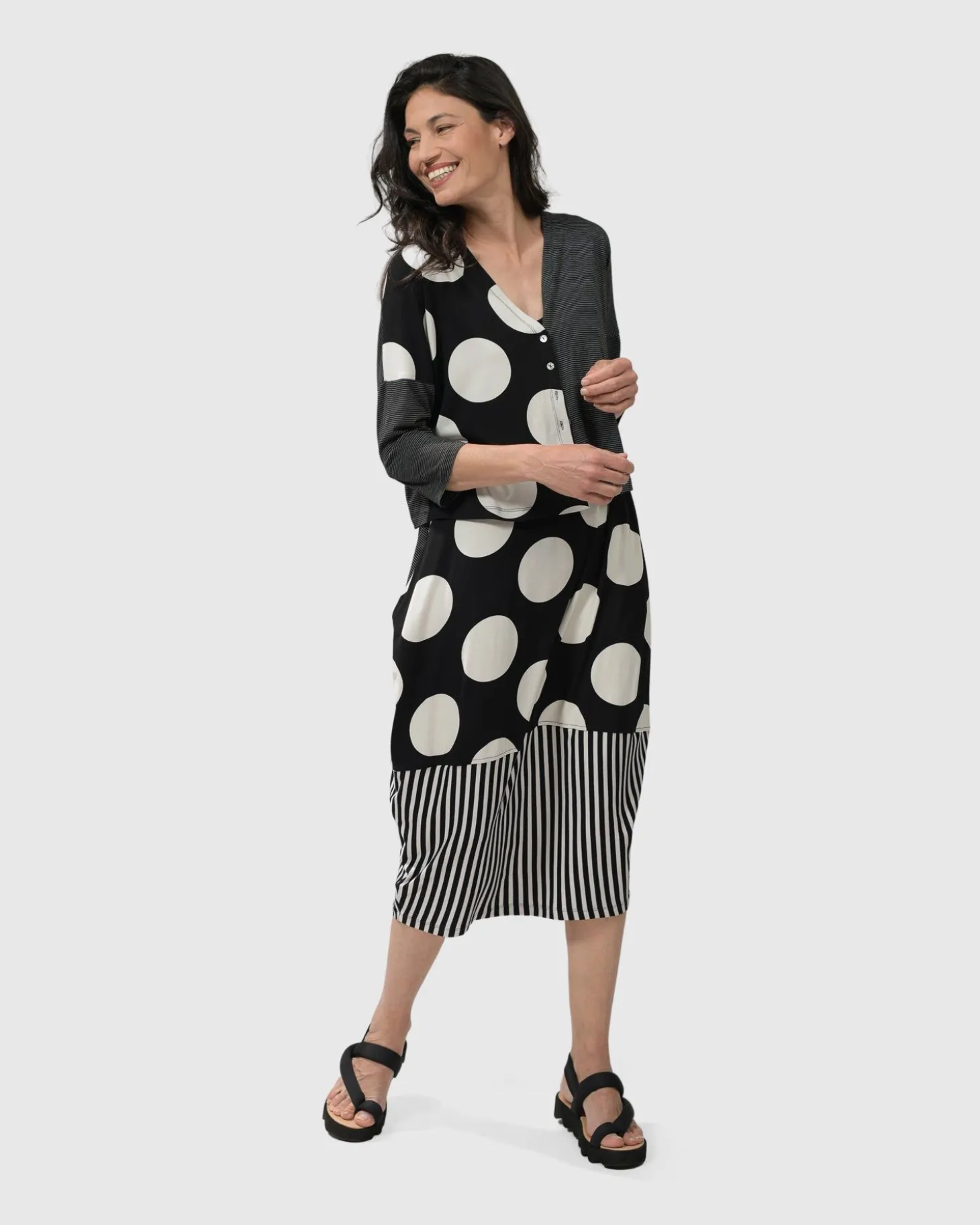 Women Alembika Minnie Crop Cardigan Mono