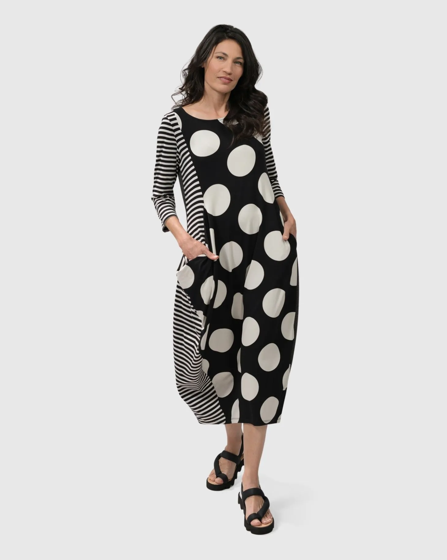 Women Alembika Minnie Midi Dress Mono