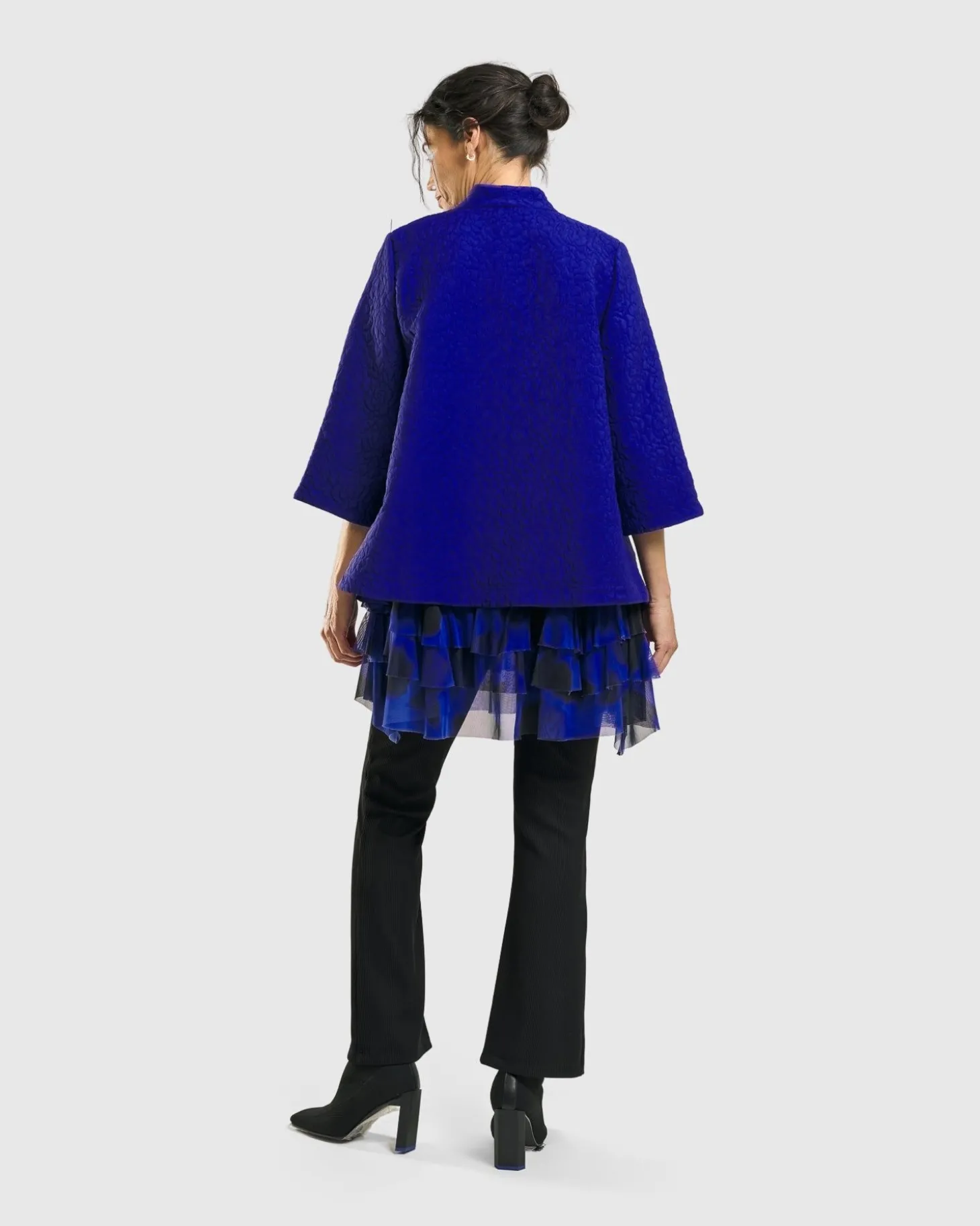 Women Alembika Monarch A-Line Jacket, Royal