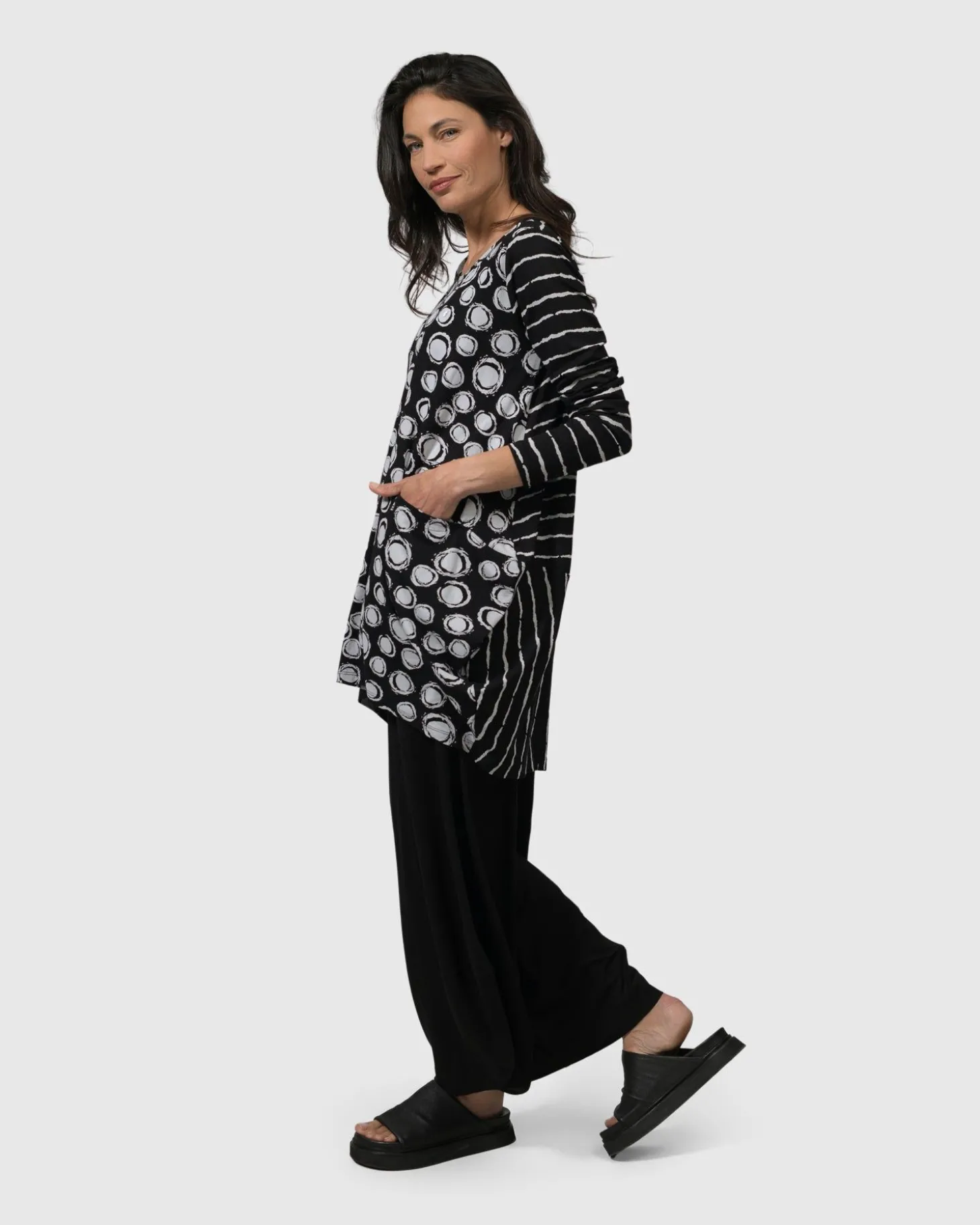 Women Alembika Nebula Tunic Top, Mix