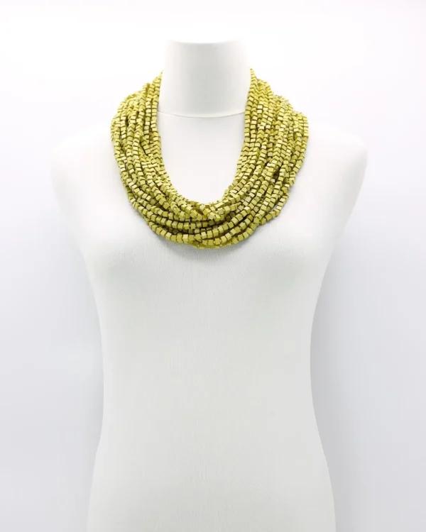 Women Alembika Next Pashmina Necklace, Lime
