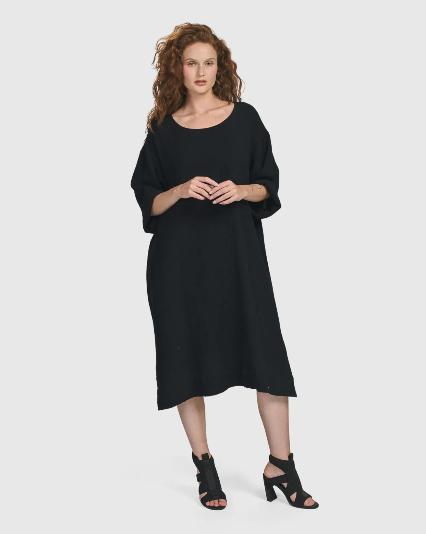 Women Alembika Oasis T-Shirt Dress, Black