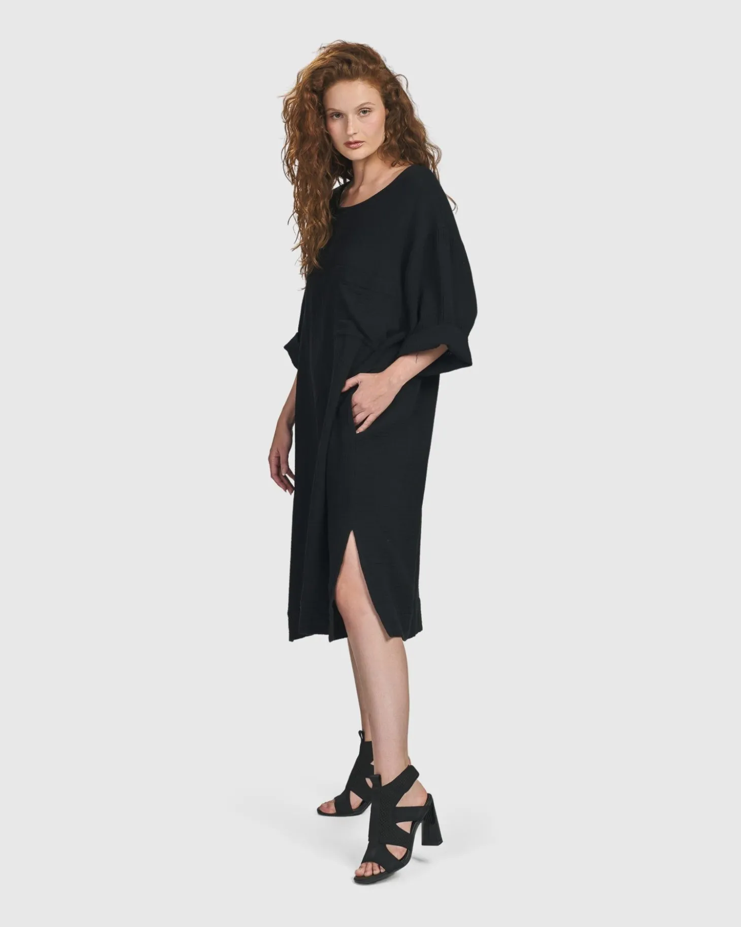 Women Alembika Oasis T-Shirt Dress, Black