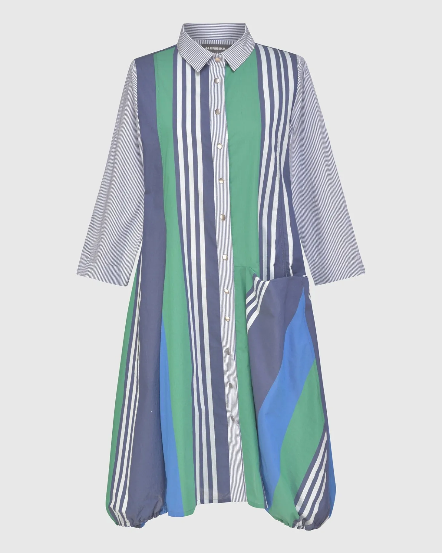 Women Alembika Ocean Stripe Wonderful Dress, Marine