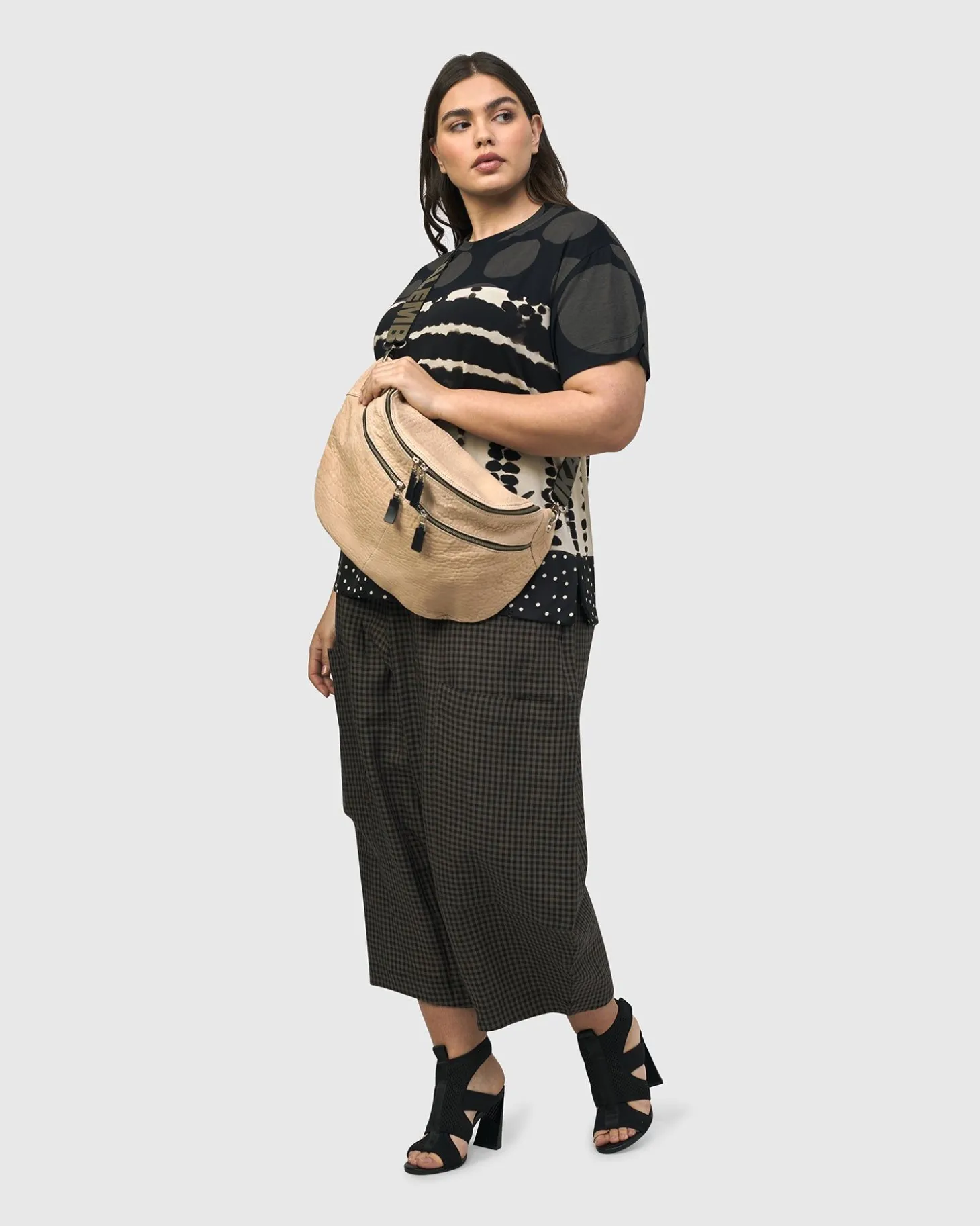 Women Alembika On-The-Go Large Sling Bag, Nude