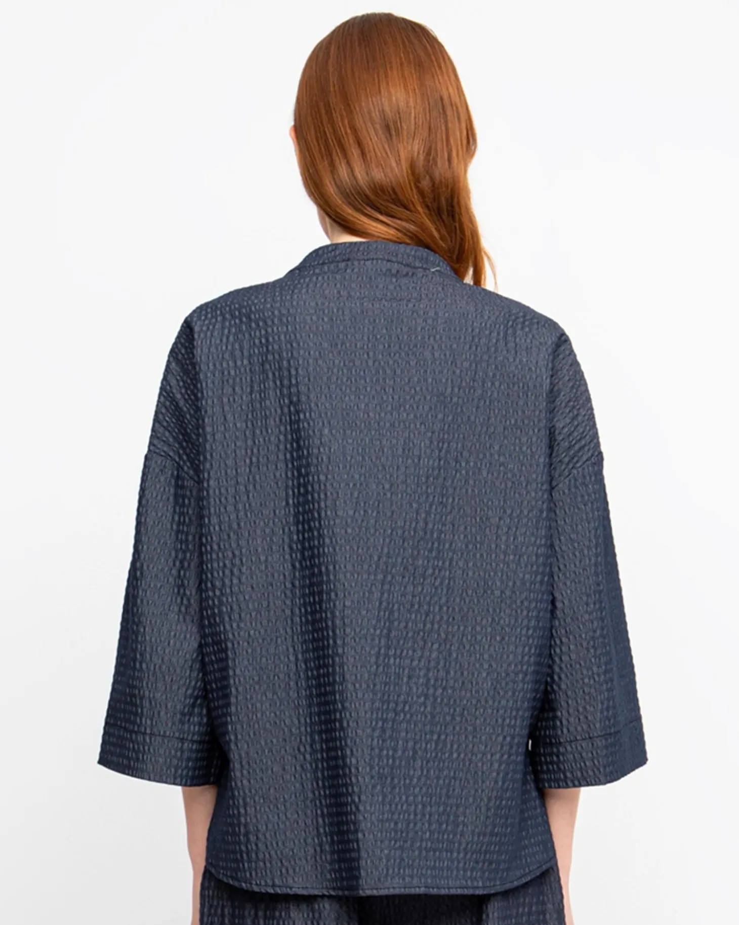 Women Alembika Ozai N Ku Bowie Textured Jacket, Denim