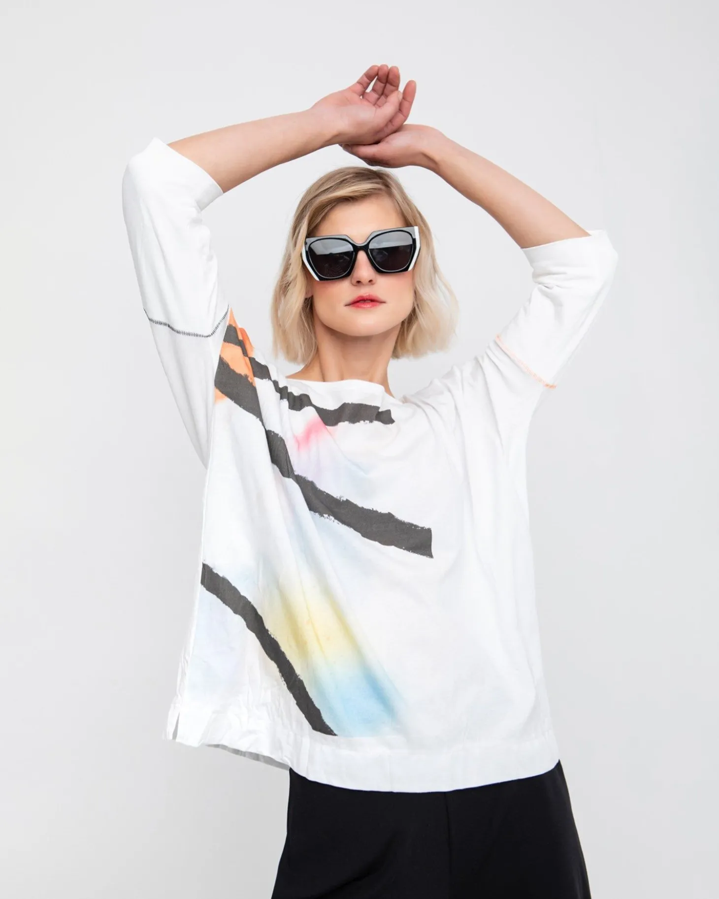 Women Alembika Ozai N Ku Boxy Tee, Mirage