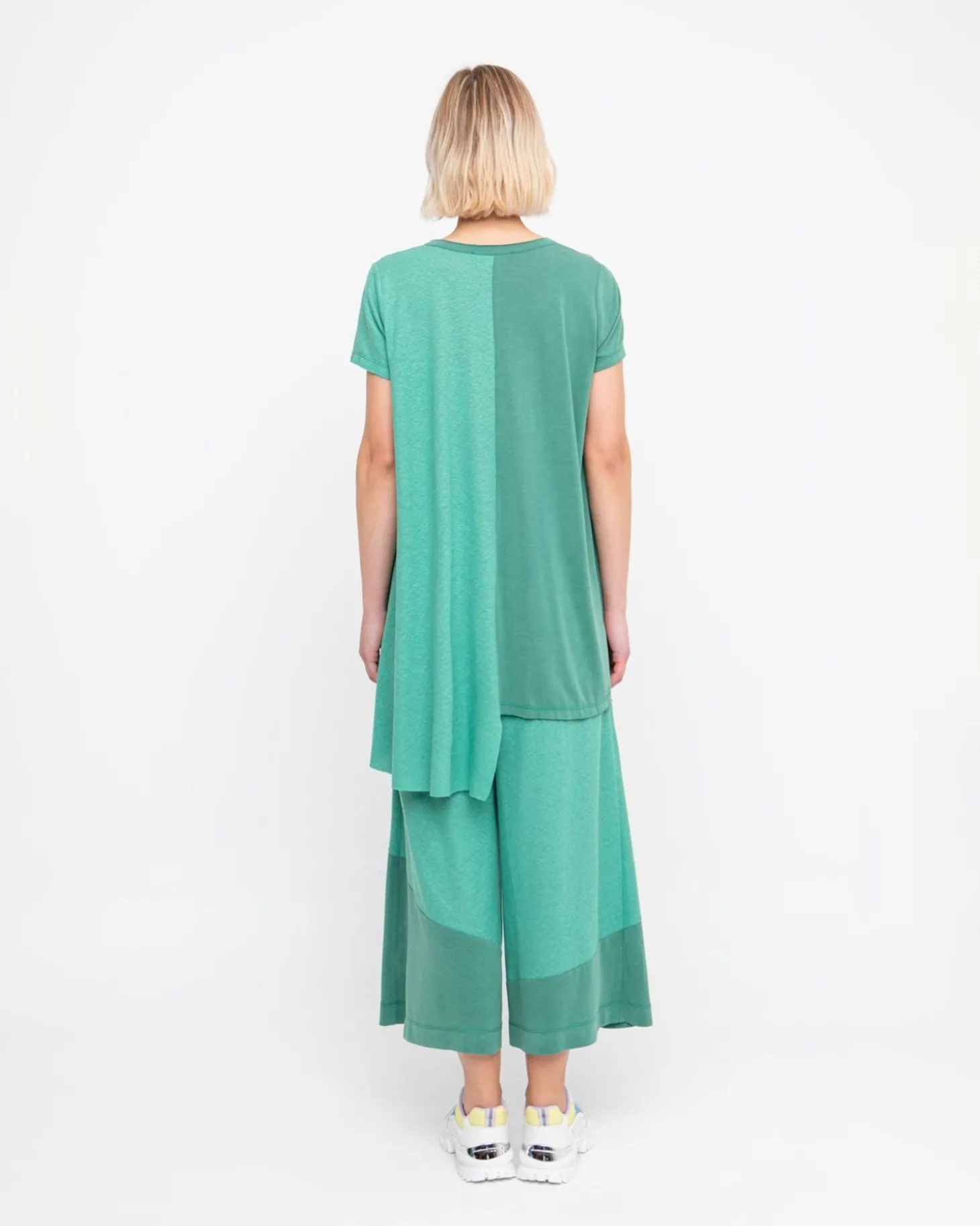 Women Alembika Ozai N Ku Cropped Wide Leg Pants, Green