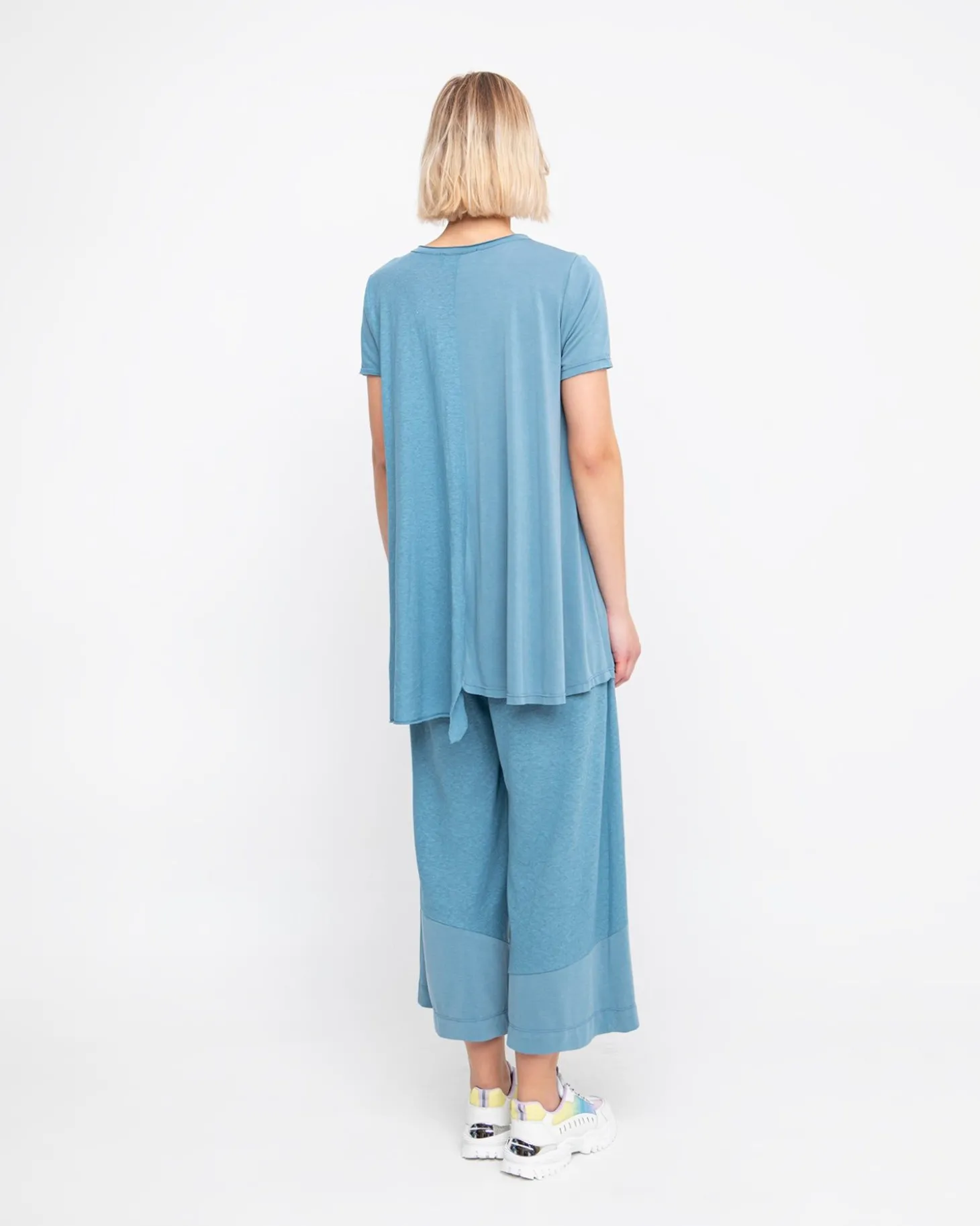 Women Alembika Ozai N Ku Cropped Wide Leg Pants, Azure