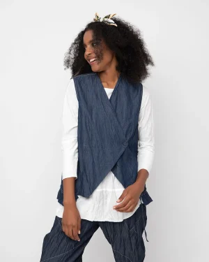 Women Alembika Ozai N Ku Flux Vest, Denim