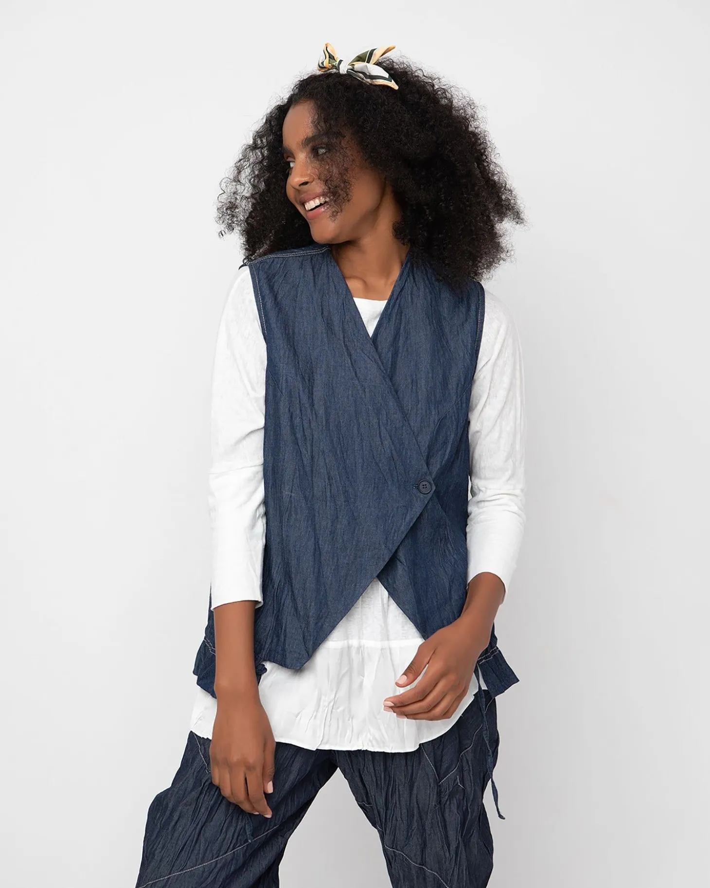 Women Alembika Ozai N Ku Flux Vest, Denim