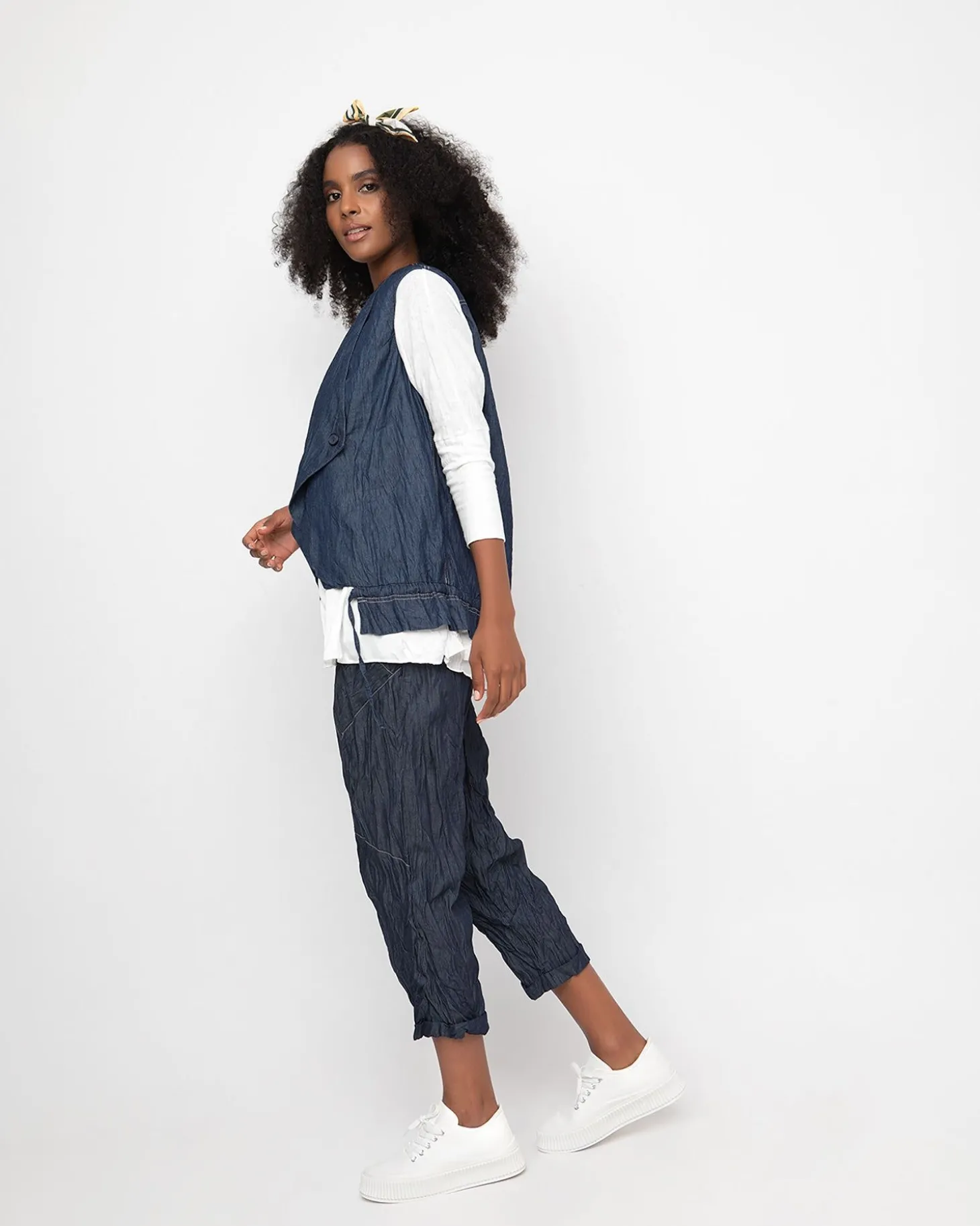 Women Alembika Ozai N Ku Flux Vest, Denim