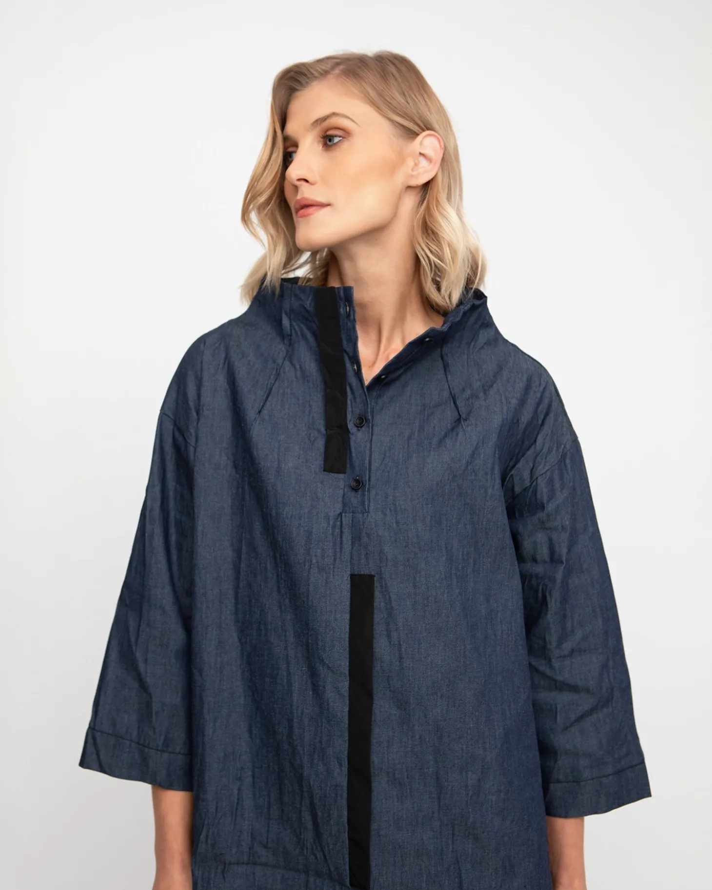 Women Alembika Ozai N Ku Funnel Dress, Denim