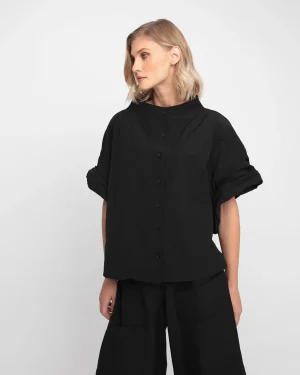Women Alembika Ozai N Ku Funnel Top, Black