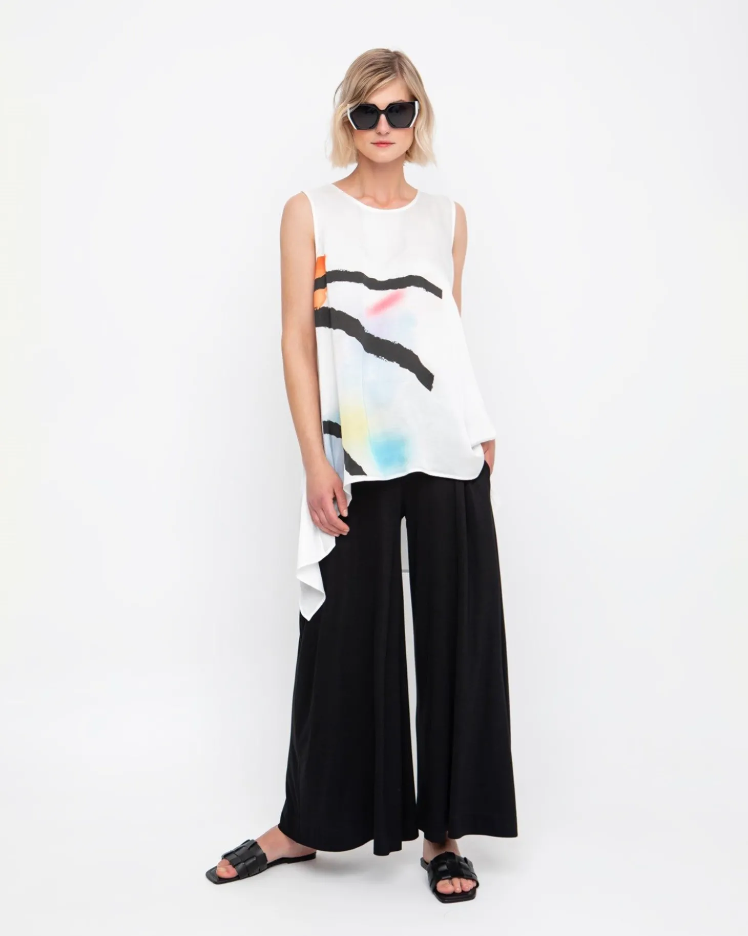 Women Alembika Ozai N Ku Hi-Lo Tank Top, Mirage