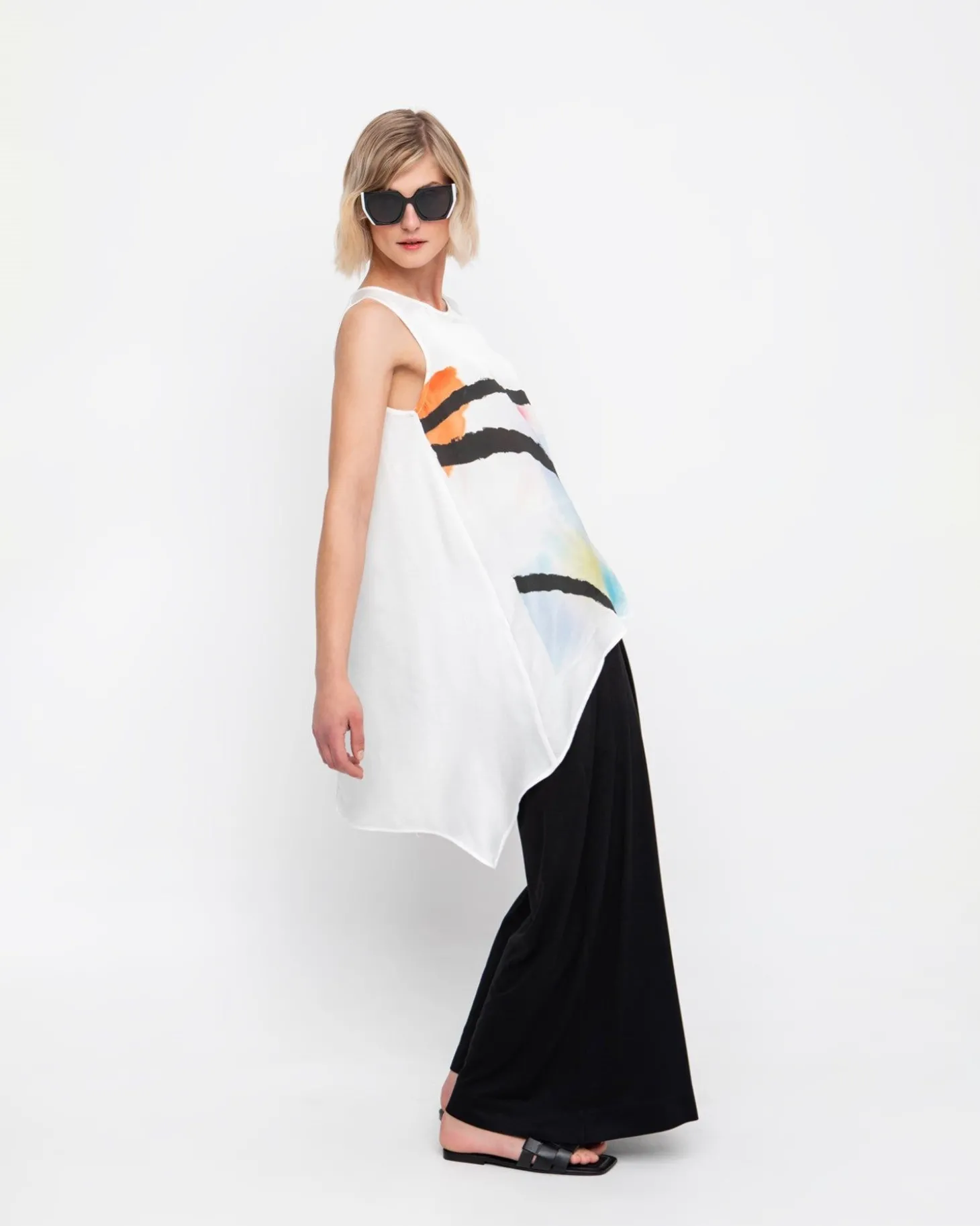 Women Alembika Ozai N Ku Hi-Lo Tank Top, Mirage