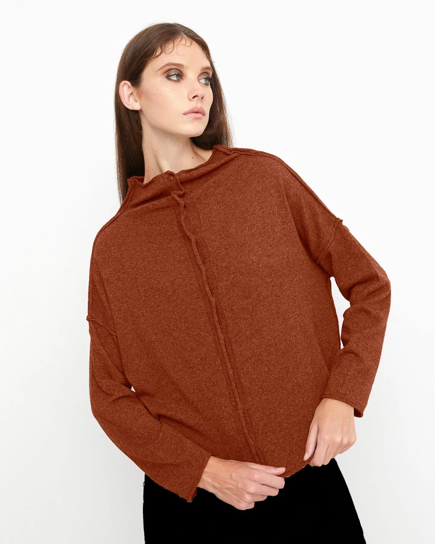 Women Alembika Ozai N Ku Idealist Cardigan, Rust