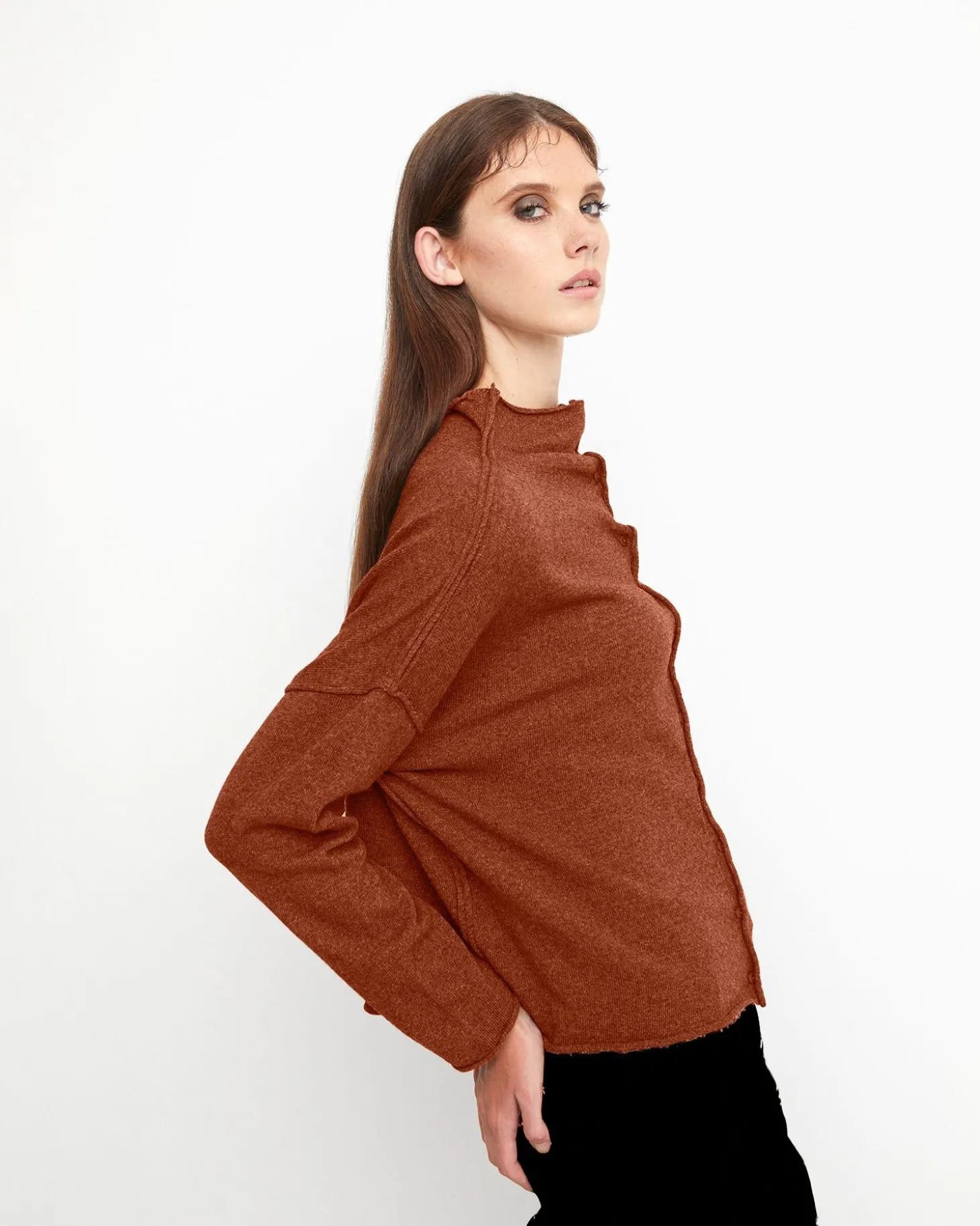 Women Alembika Ozai N Ku Idealist Cardigan, Rust