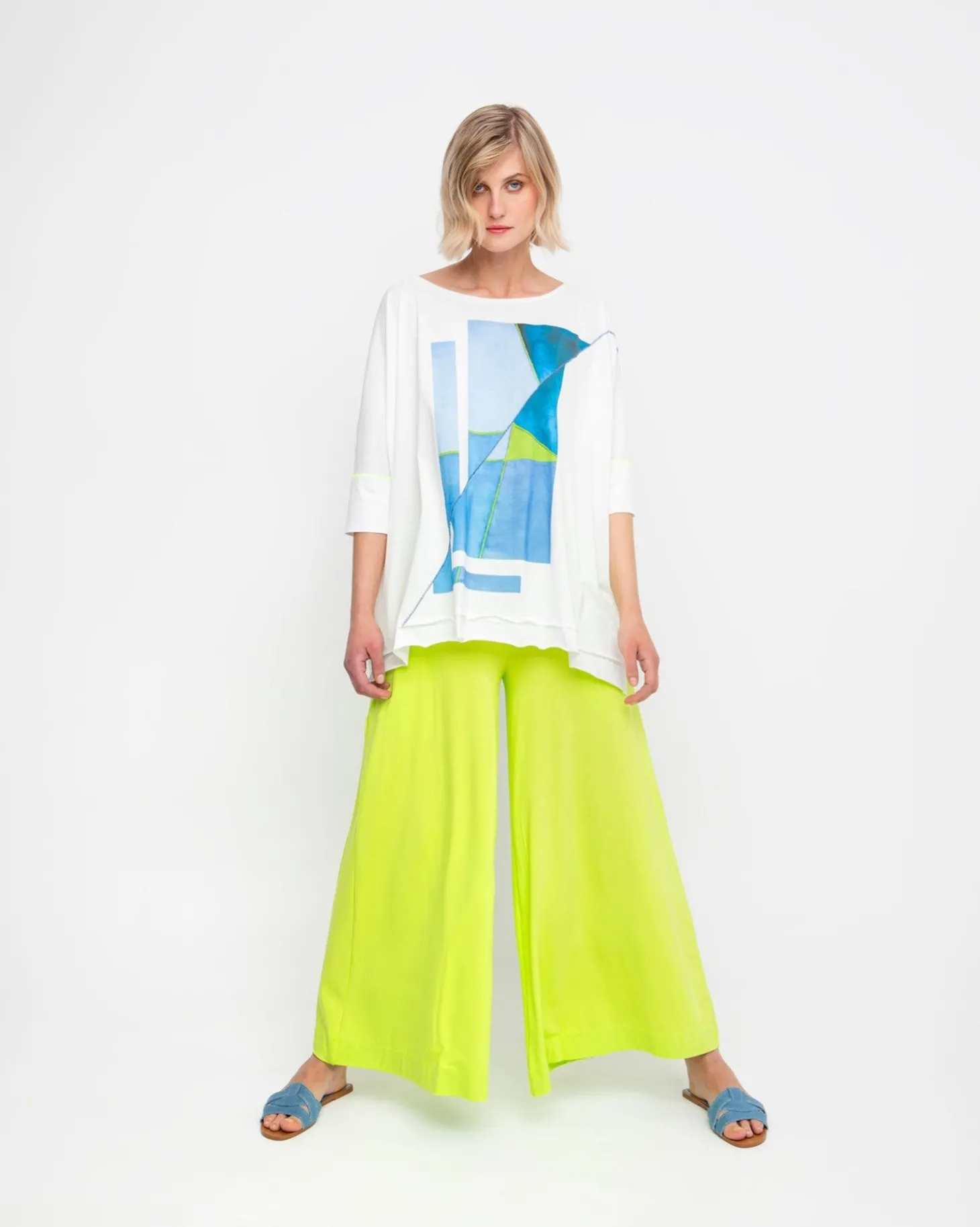 Women Alembika Ozai N Ku Oversized Tee, Seaview