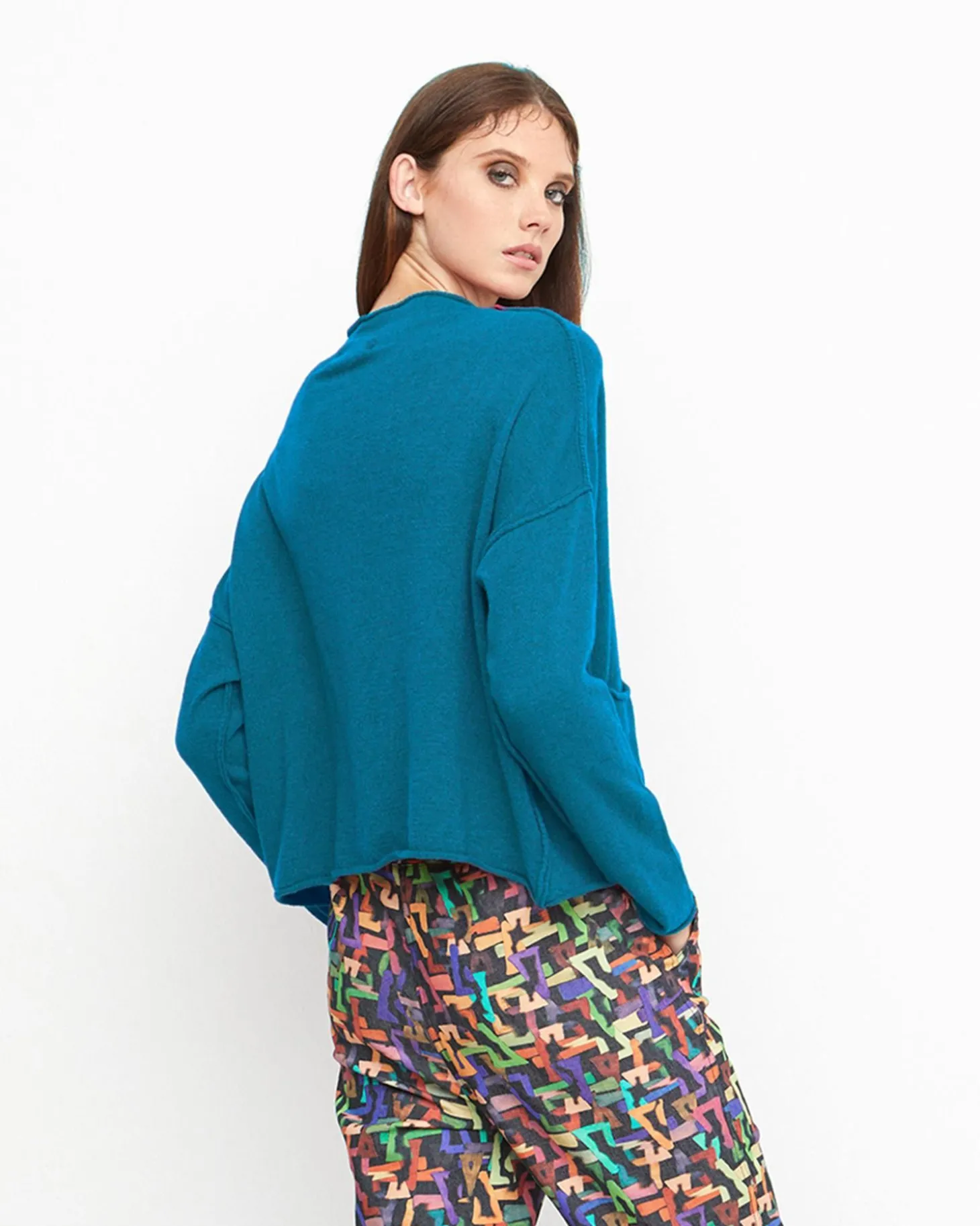 Women Alembika Ozai N Ku Techie Sweater Top, Petrol