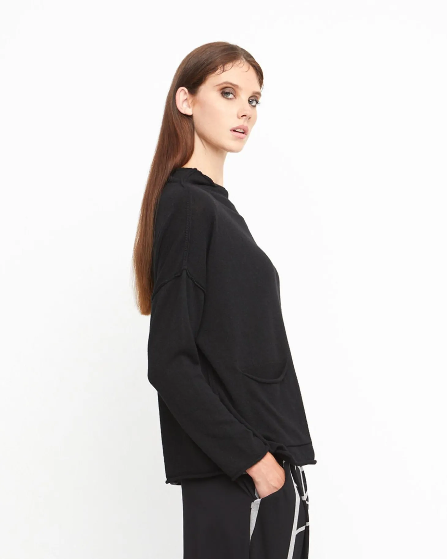 Women Alembika Ozai N Ku Techie Sweater Top, Black