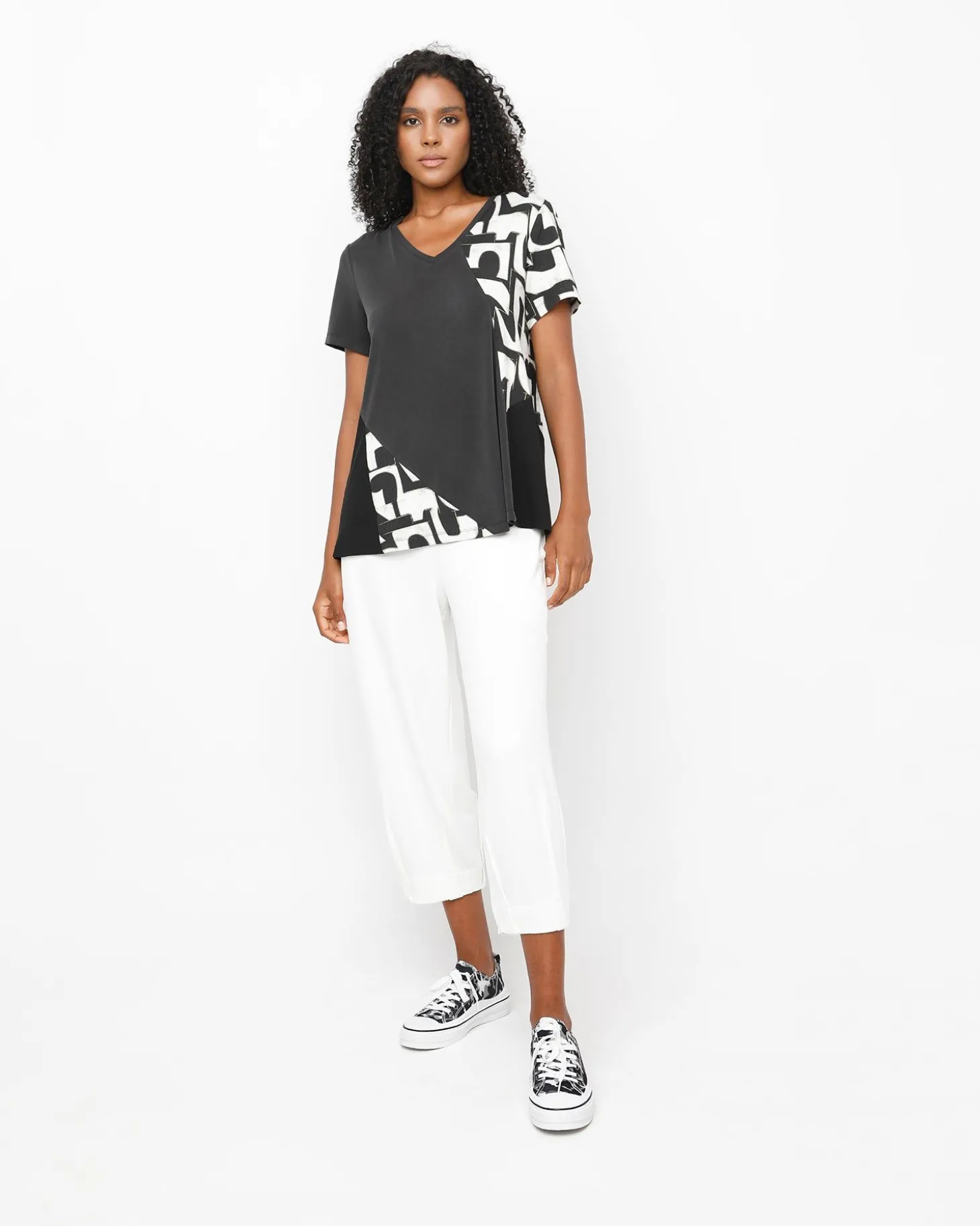 Women Alembika Ozai N Ku Typeface Tee, Puzzle