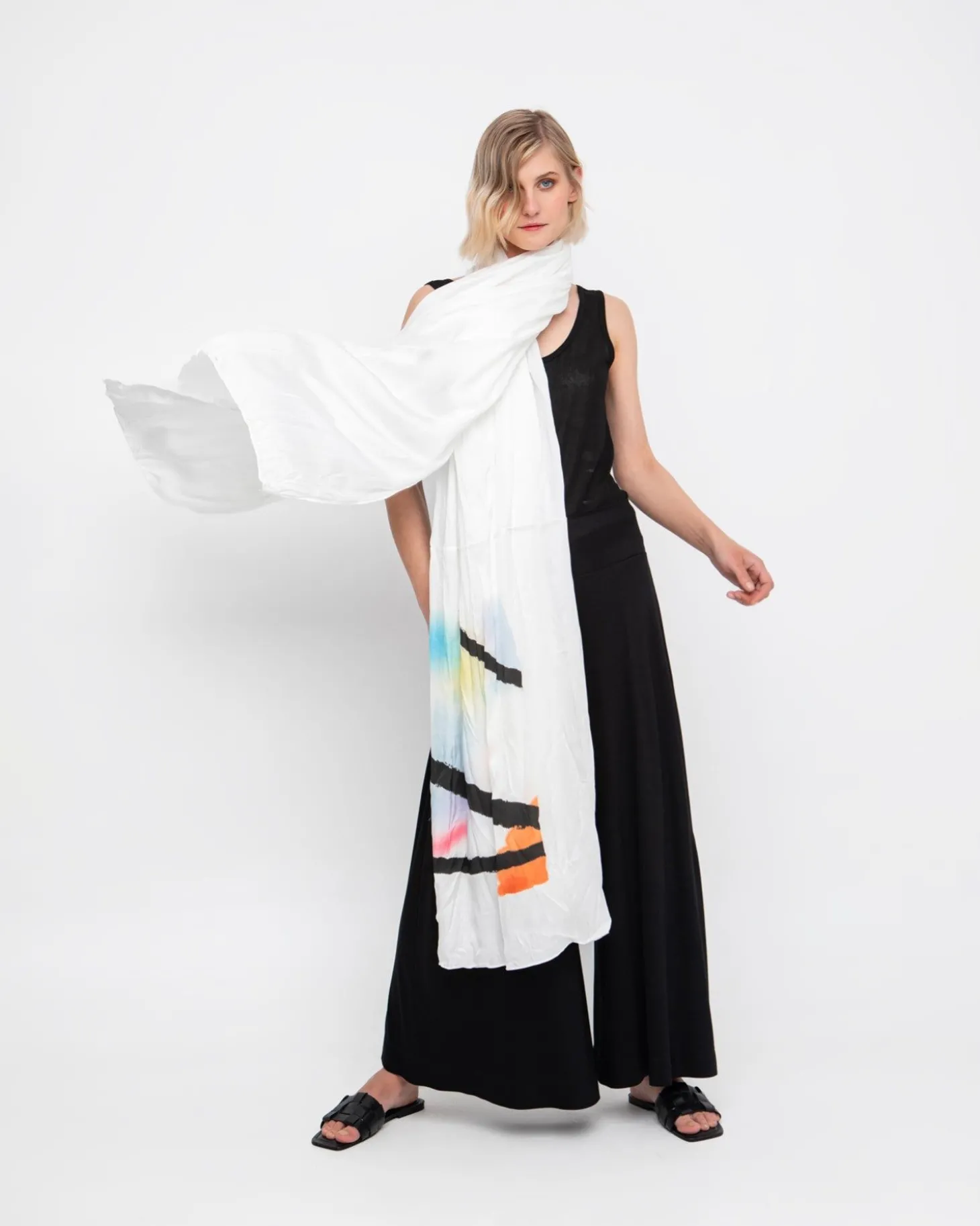 Women Alembika Ozai N Ku Wraparound Shawl, Mirage