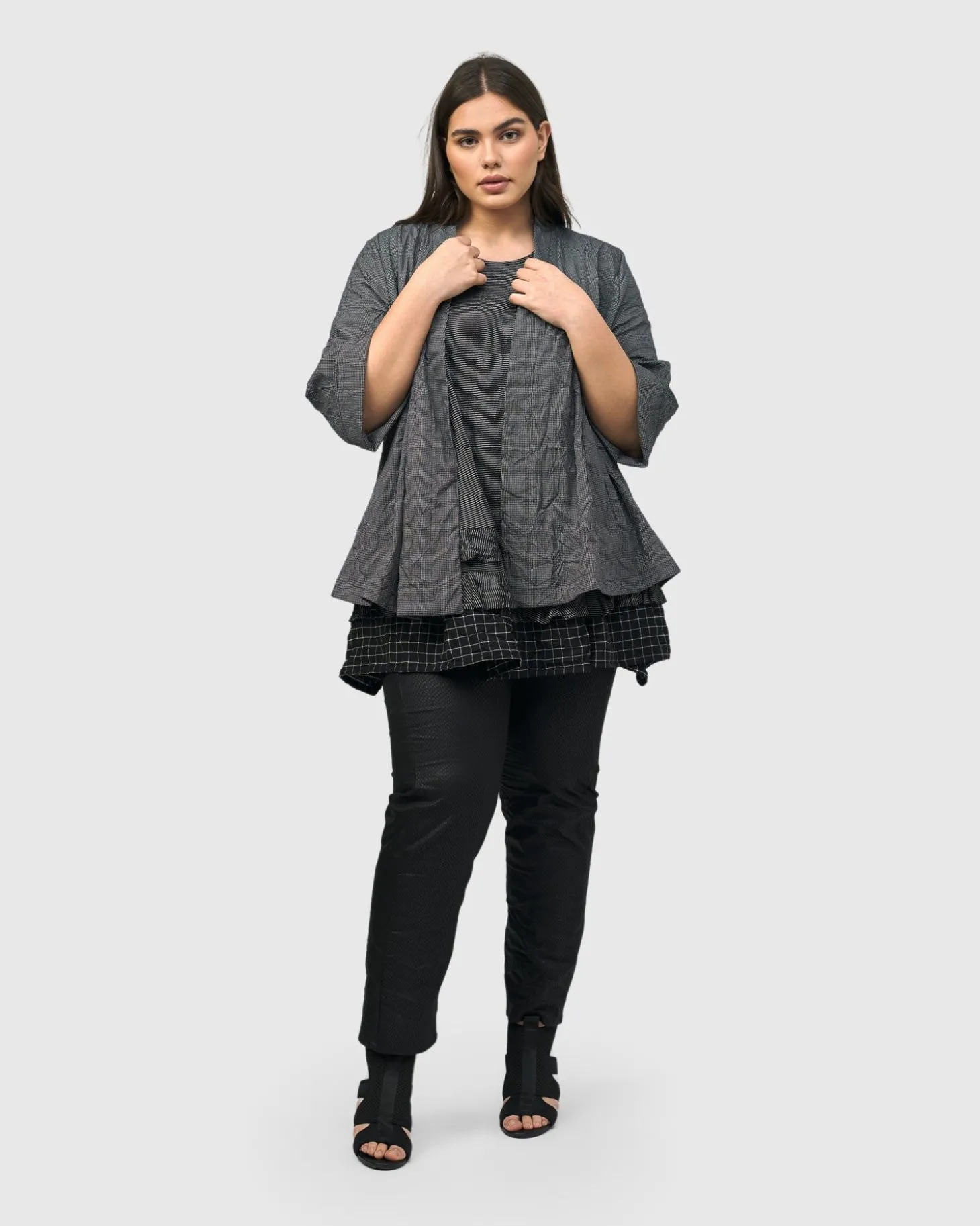 Women Alembika Pandora Woven Jacket, Net